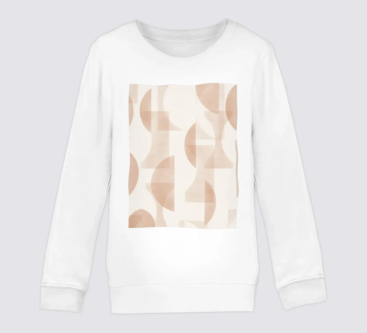 Geometrica Caramel felpa bambino da designdn