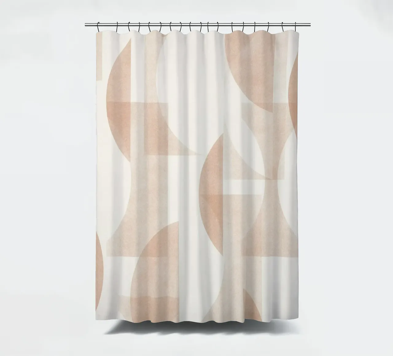 Geometrica Caramel tenda da doccia da designdn
