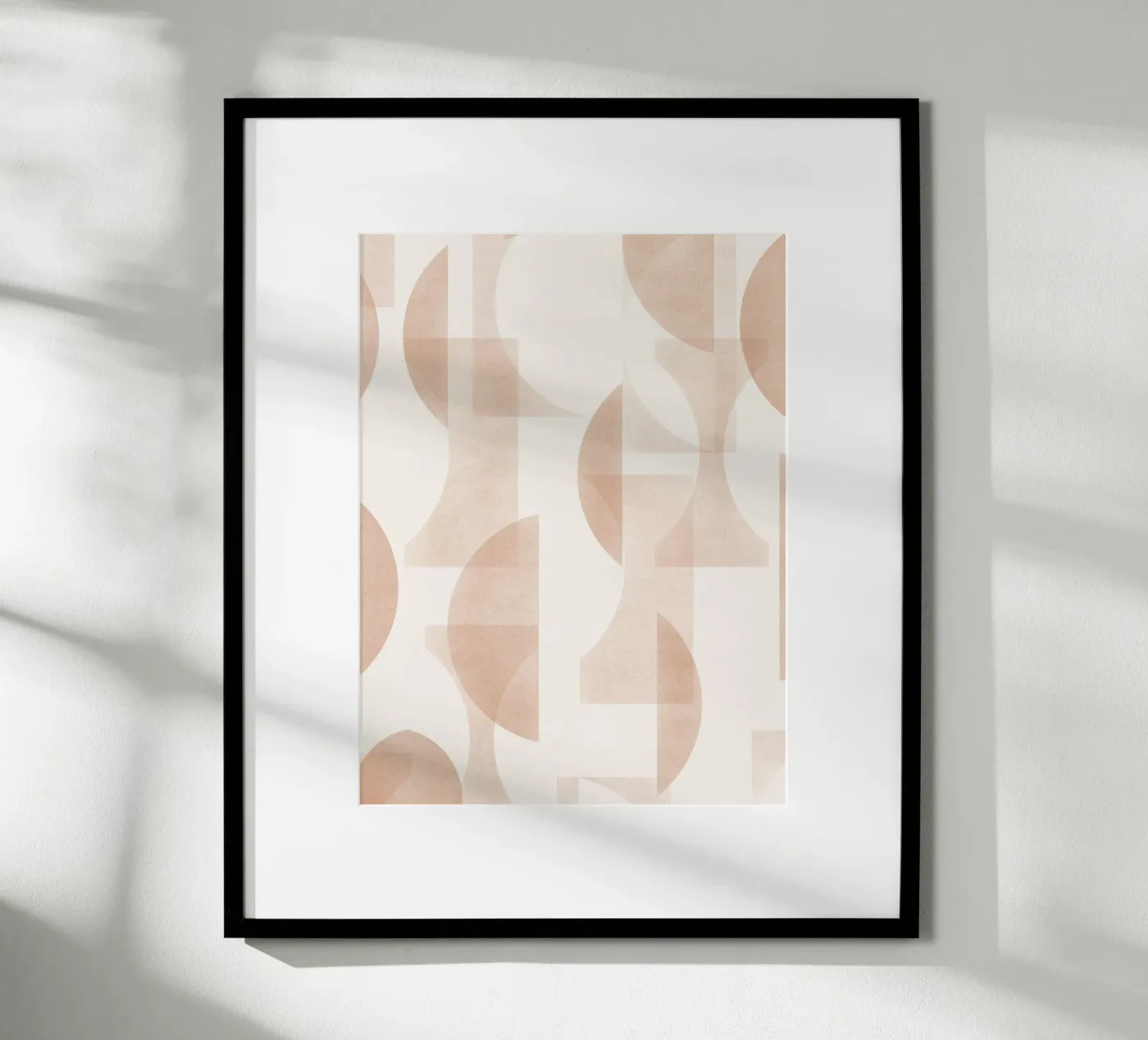 Geometrica Caramel poster da DesigndN