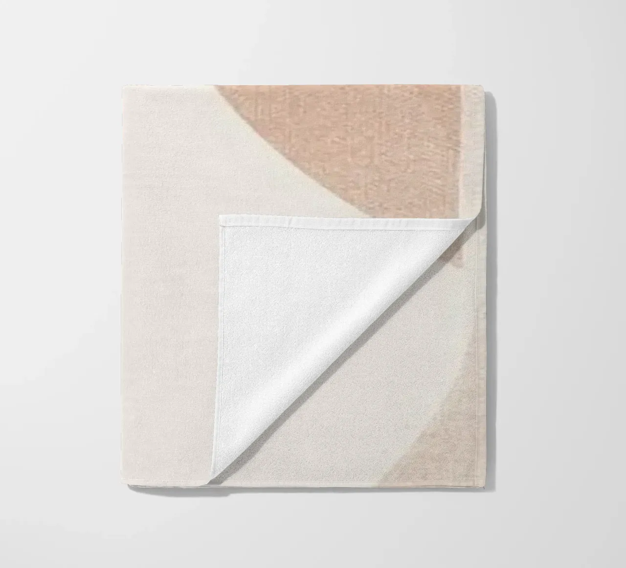 Geometrica Caramel telo mare da designdn