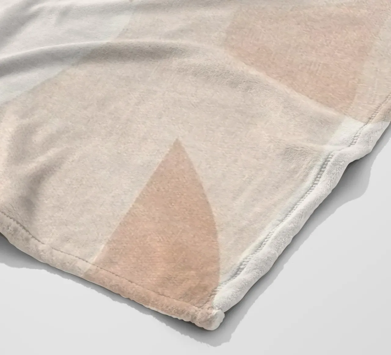 Geometrica Caramel coperta in pile da designdn