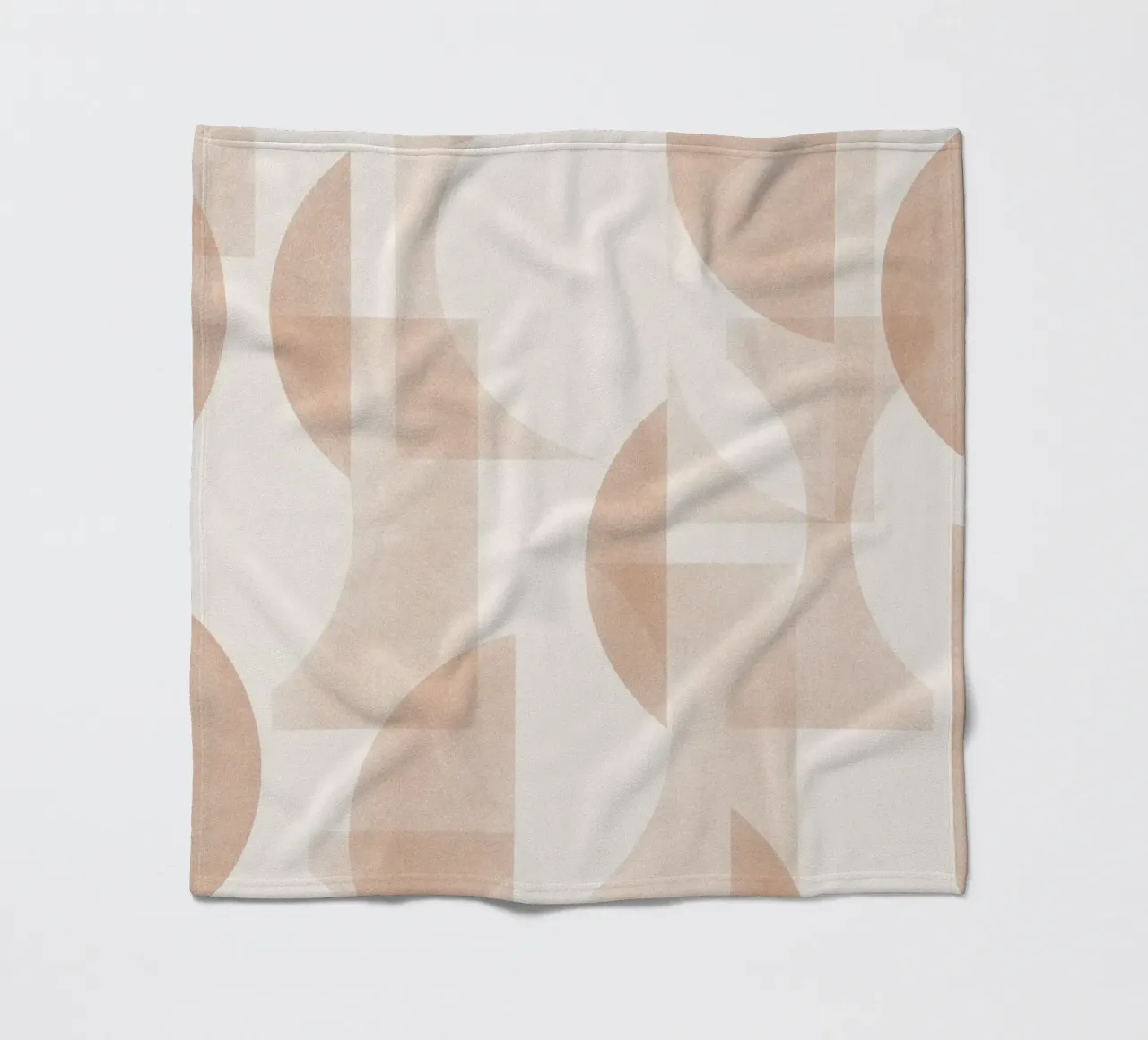 Geometrica Caramel coperta in pile da designdn