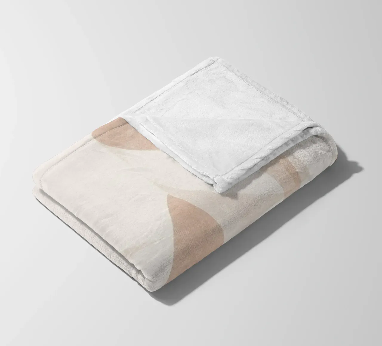 Geometrica Caramel coperta in pile da designdn