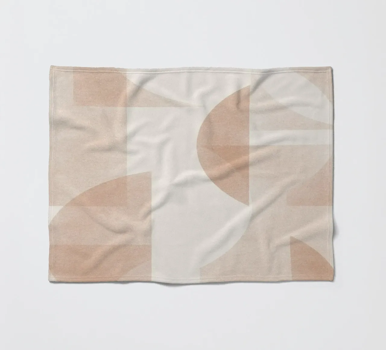 Geometrica Caramel coperta in pile da designdn