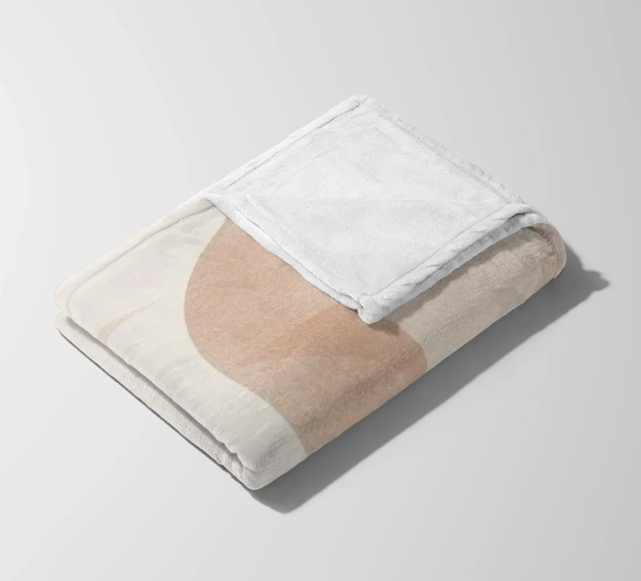 Geometrica Caramel coperta in pile da designdn