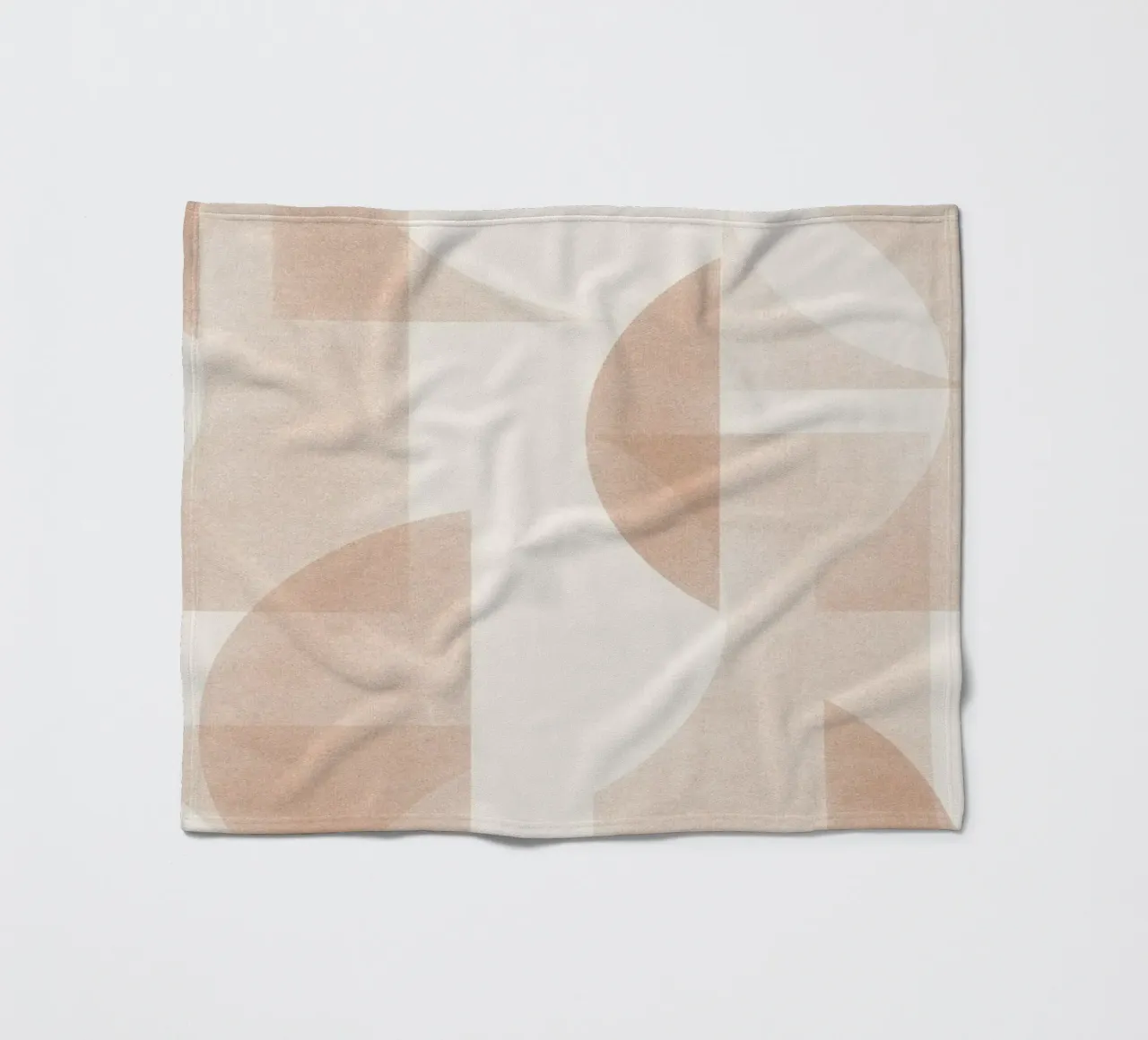 Geometrica Caramel coperta in pile da designdn