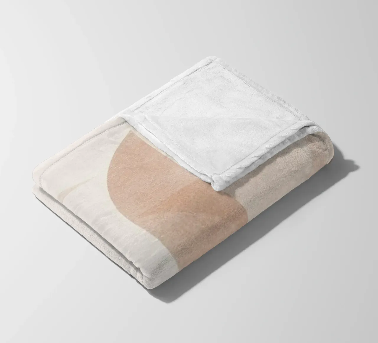 Geometrica Caramel coperta in pile da designdn