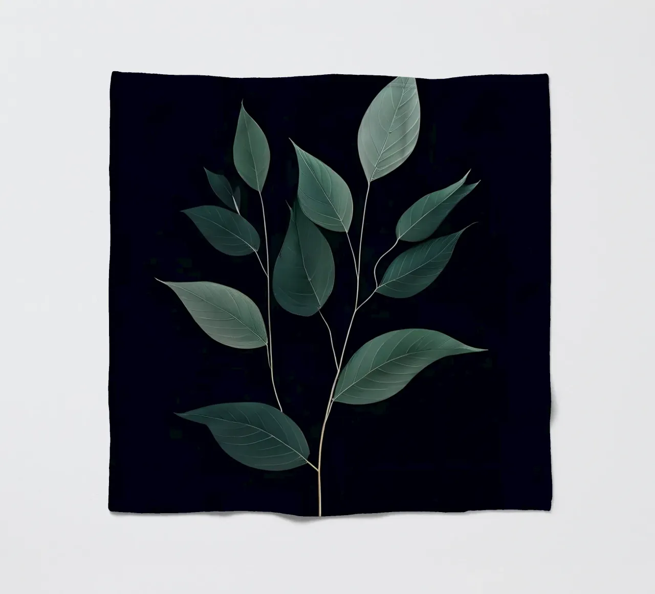 Serenità in verde coperta in pile da Artistic-shop