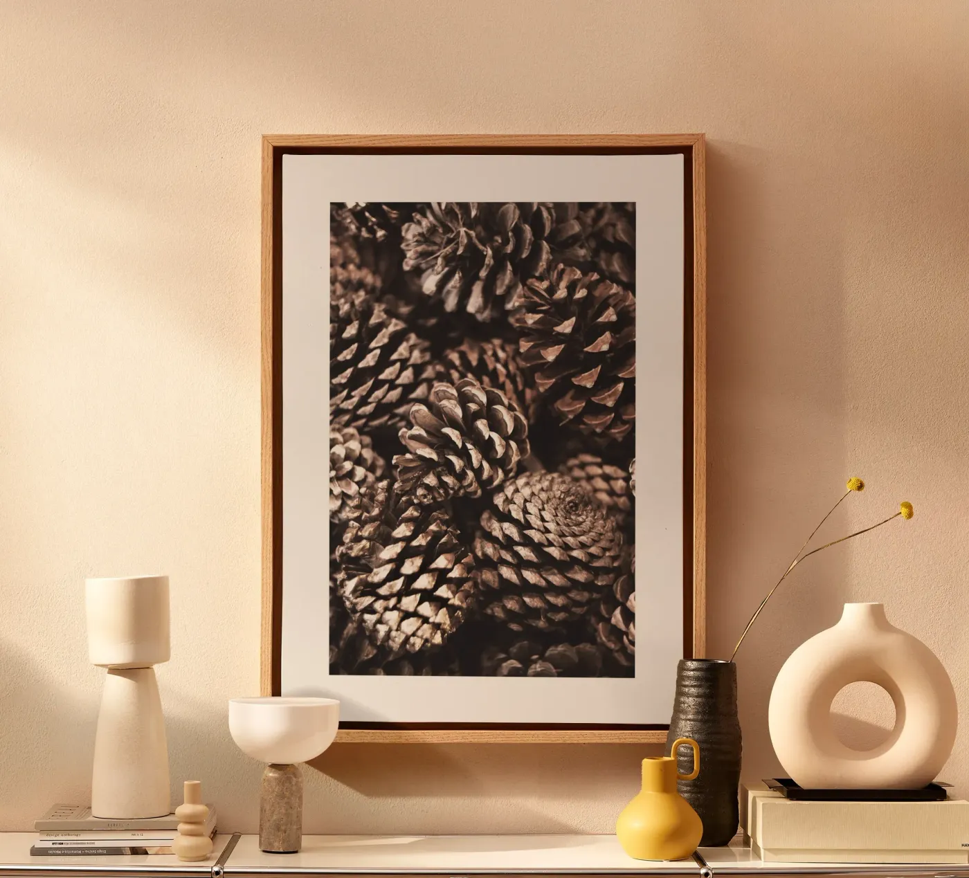 Pine Cones canvas by Isaac Murray
