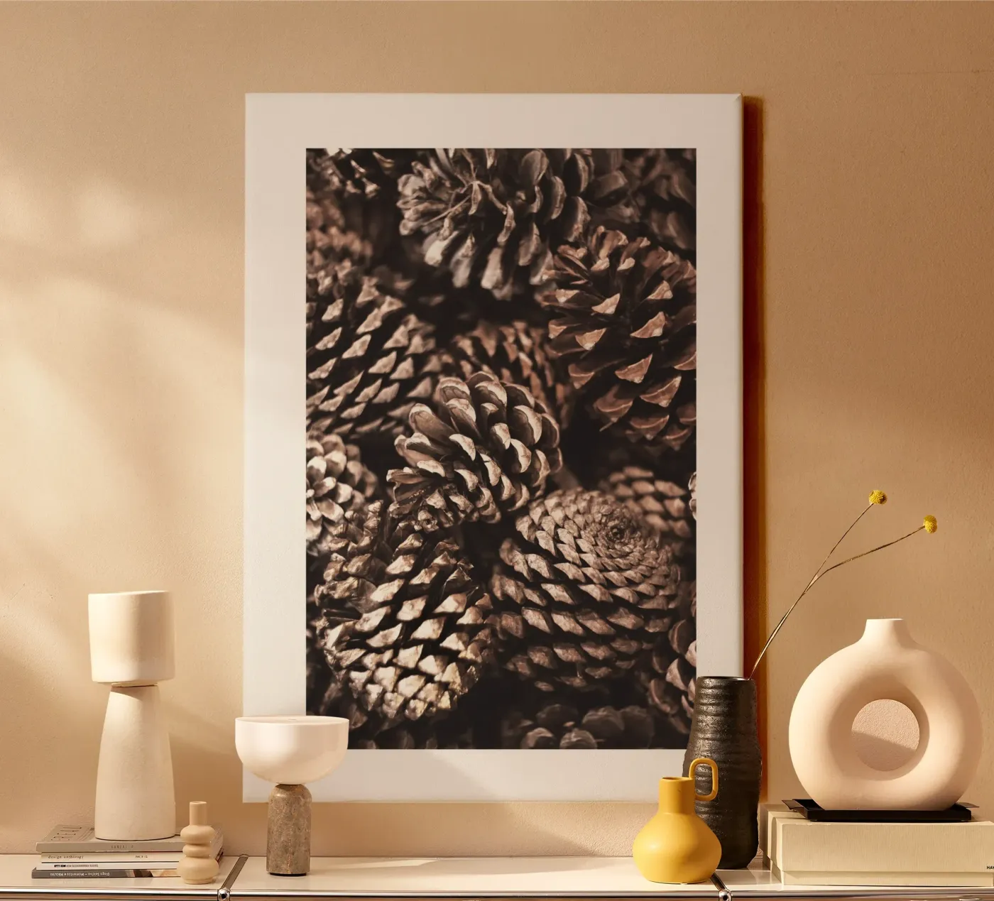 Pine Cones canvas by Isaac Murray