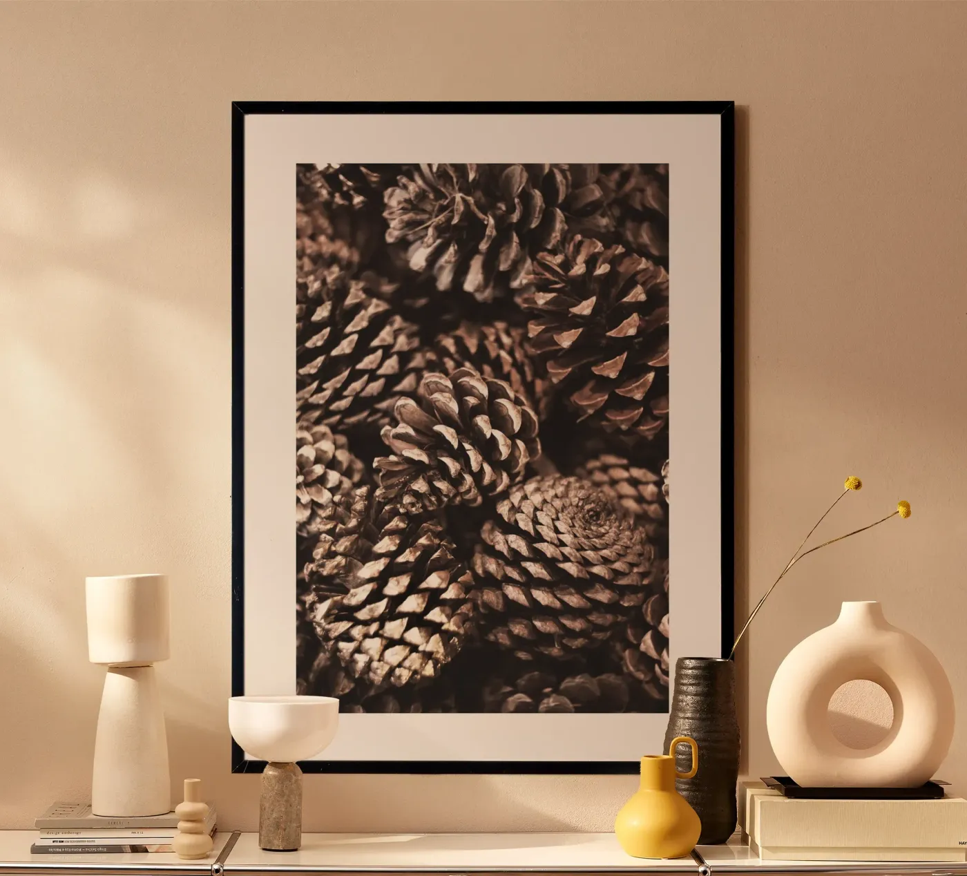 Pine Cones poster by Isaac Murray