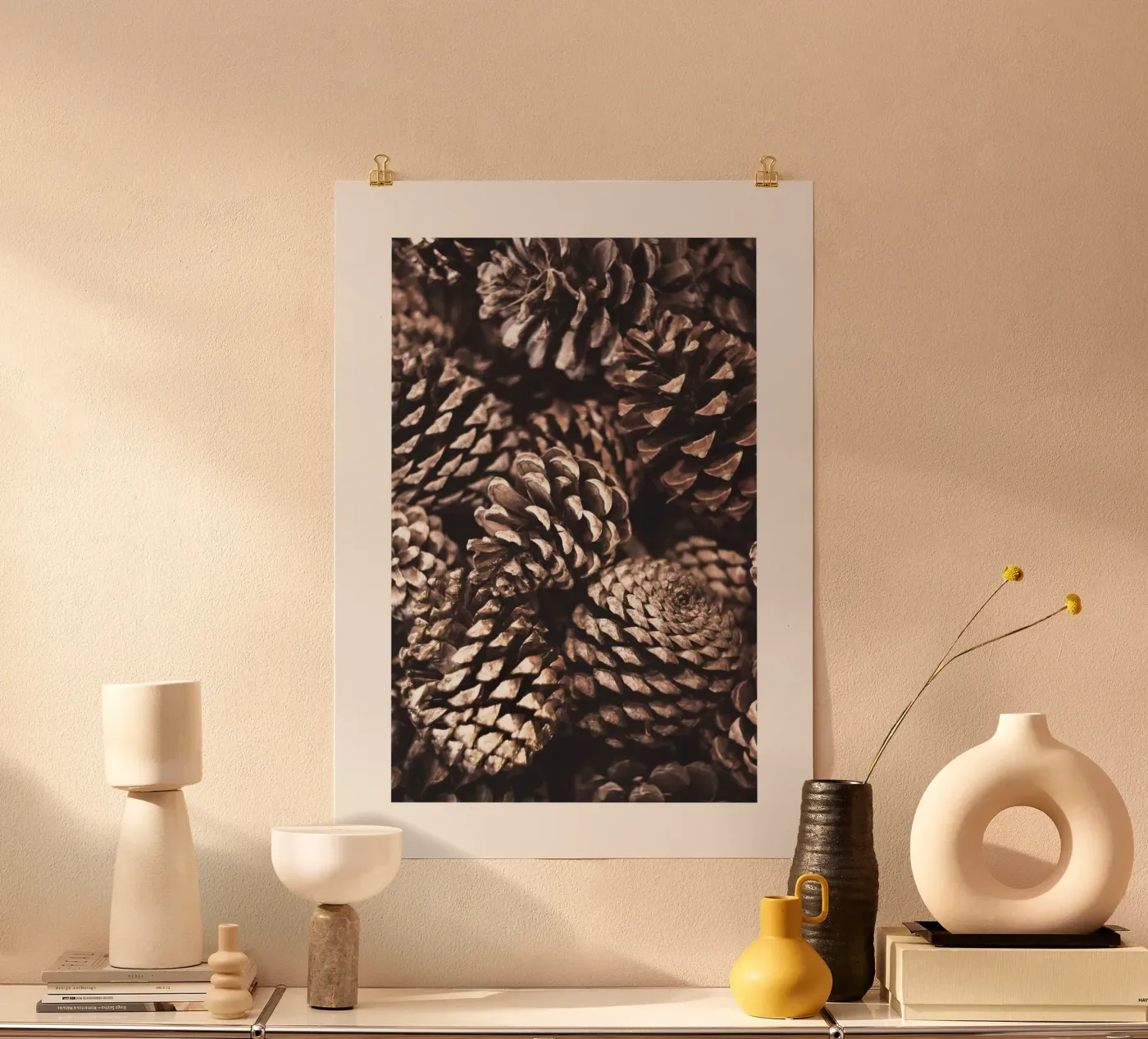 Pine Cones poster by Isaac Murray
