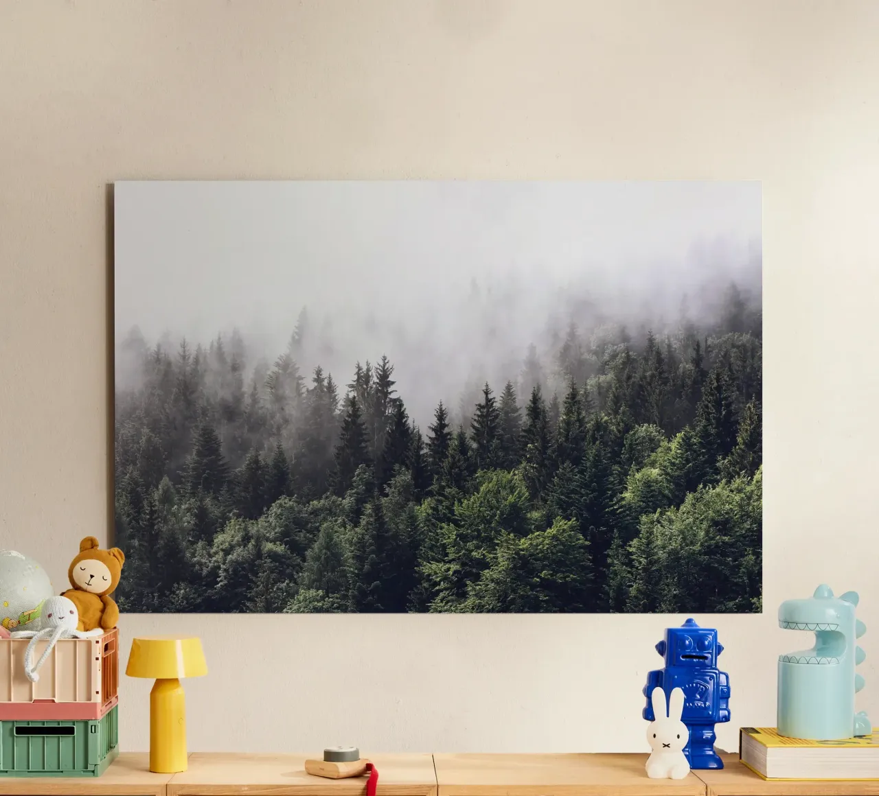 Nebbia della foresta alluminio dibond da Isaac Murray