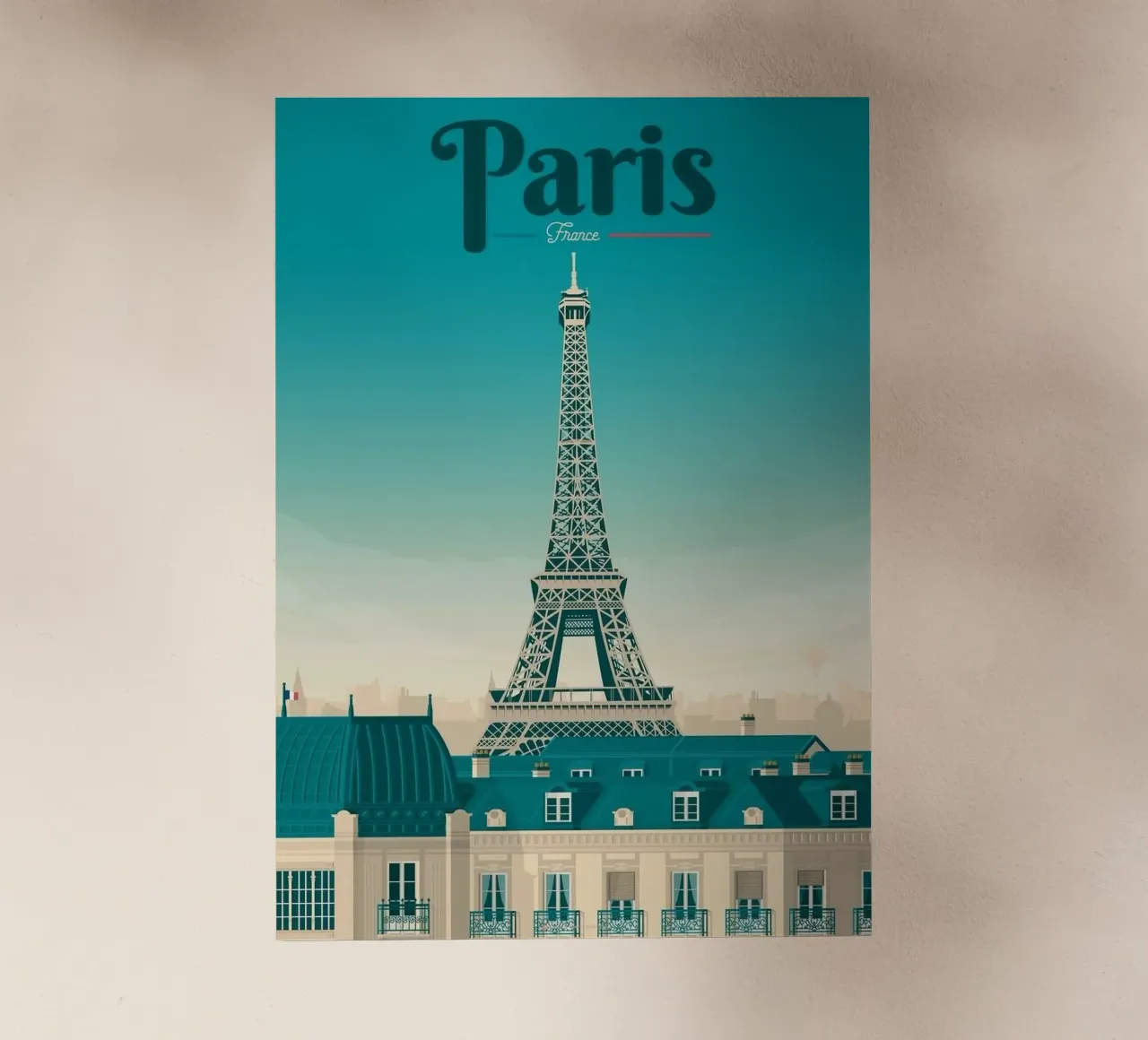 Visitare Parigi pellicola backlit da Isaac Murray