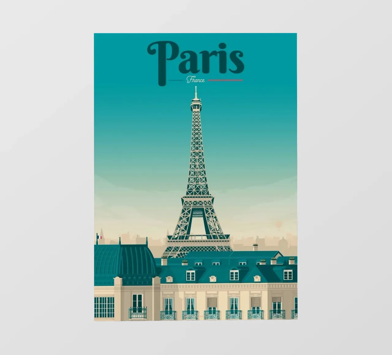 Visitare Parigi telo in pvc da Isaac Murray
