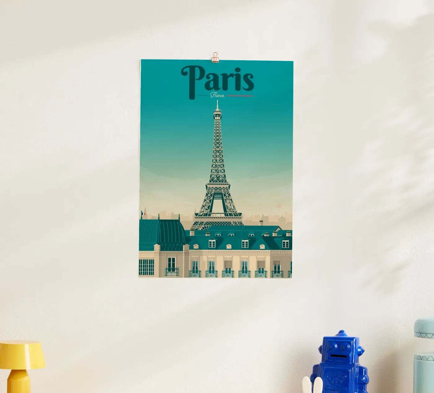 Visit Paris poster by Isaac Murray
