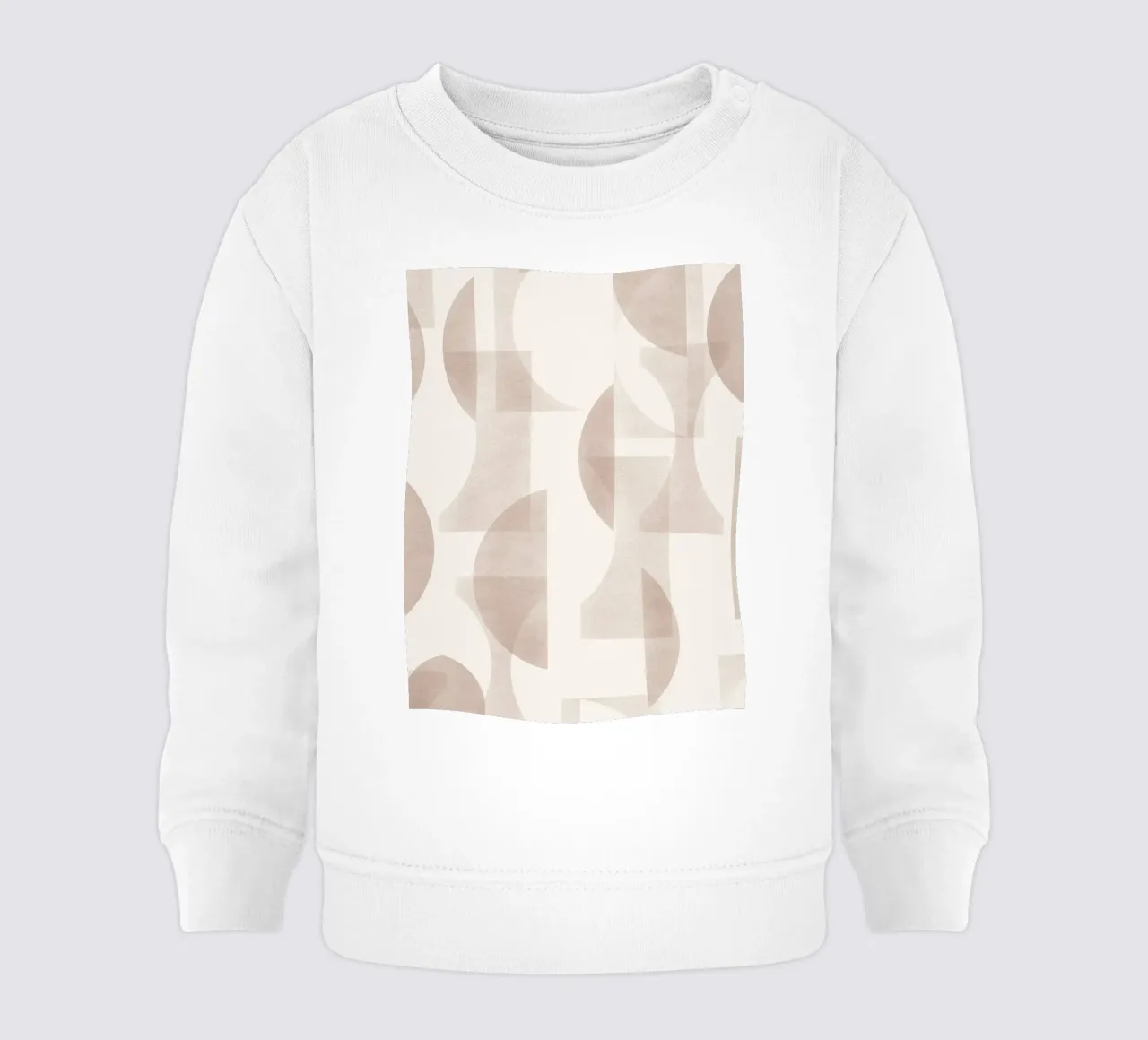 Geometrica Mocha felpa neonato da designdn