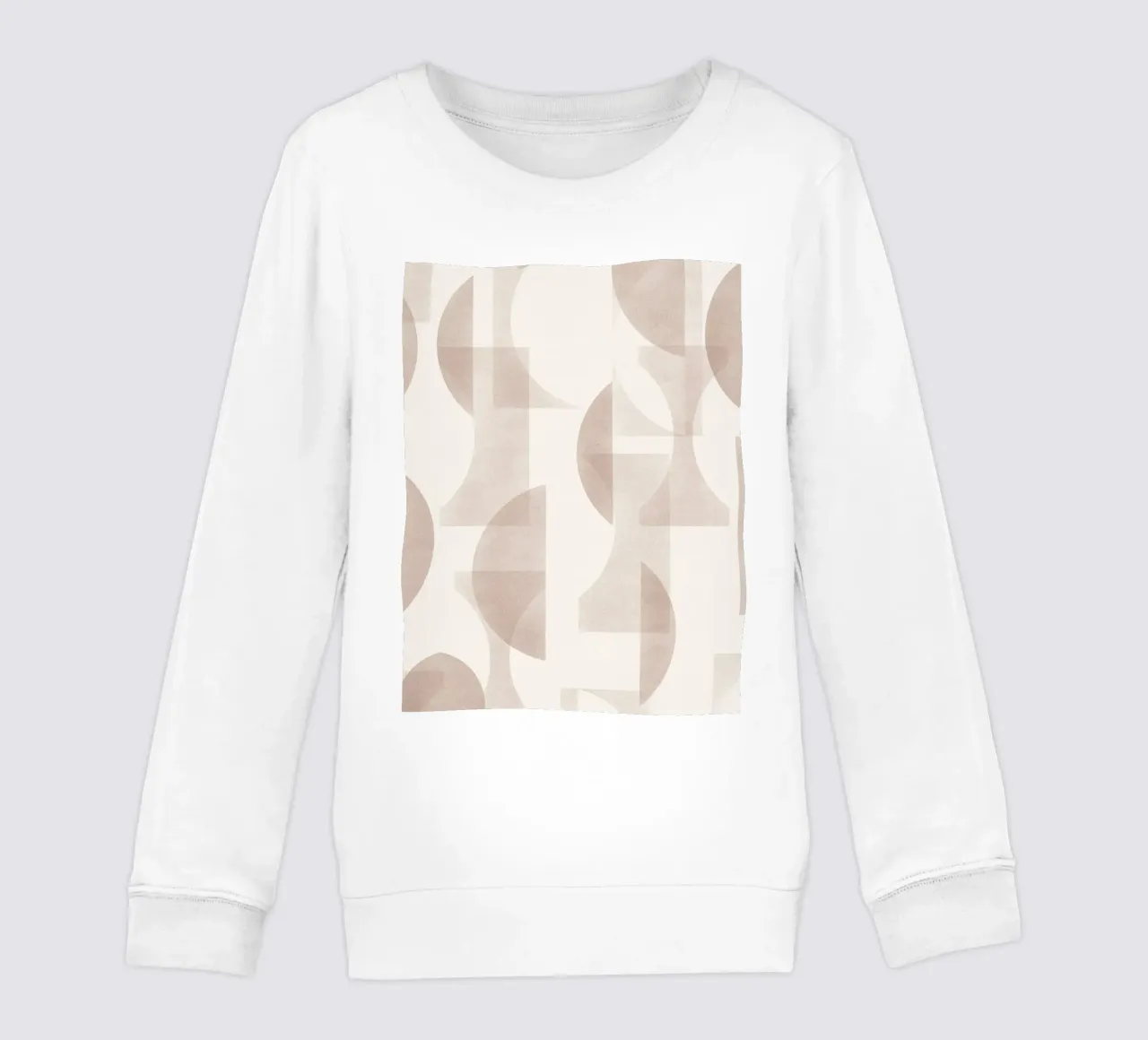 Geometrica Mocha felpa bambino da designdn