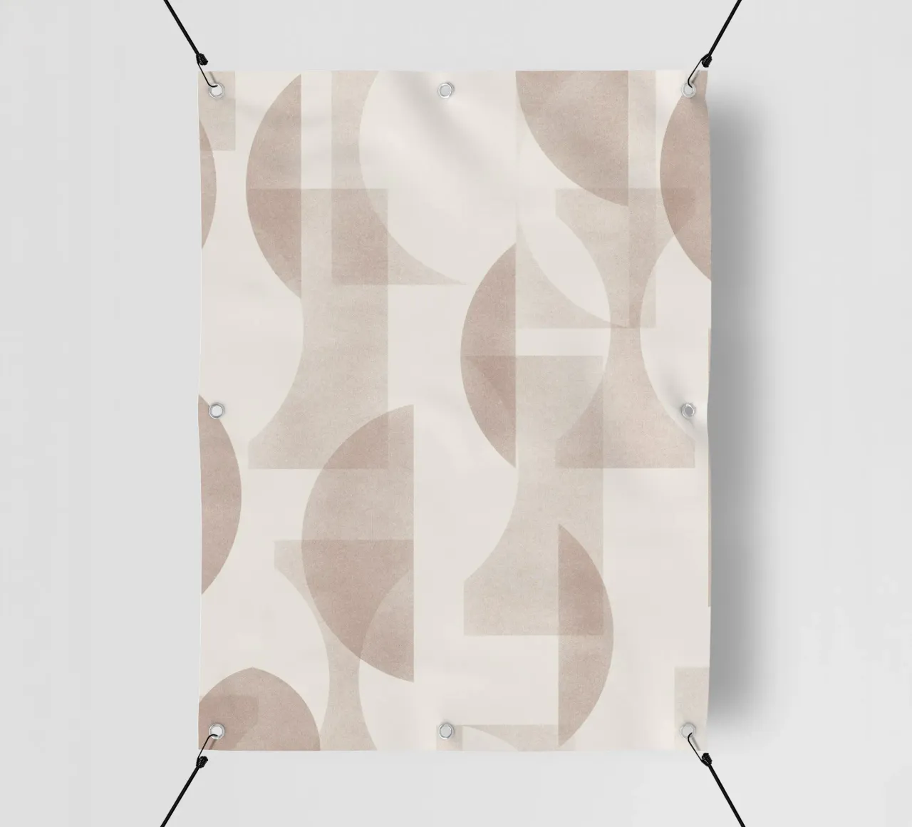 Geometrica Mocha telo in pvc da designdn