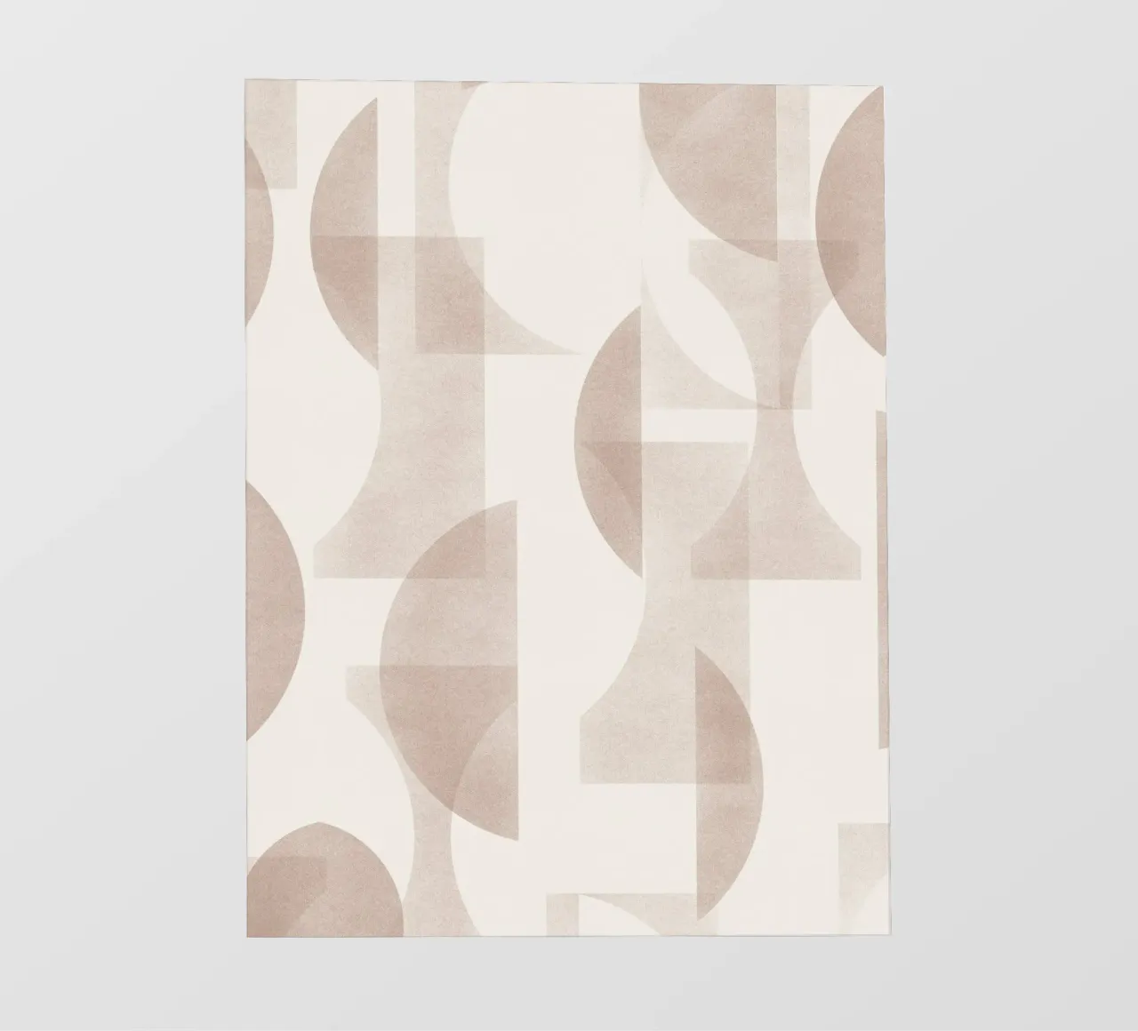 Geometrica Mocha telo in pvc da designdn