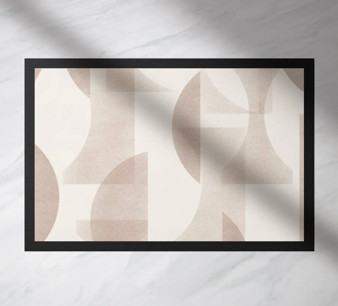 Geometrica Mocha deurmat van DesigndN