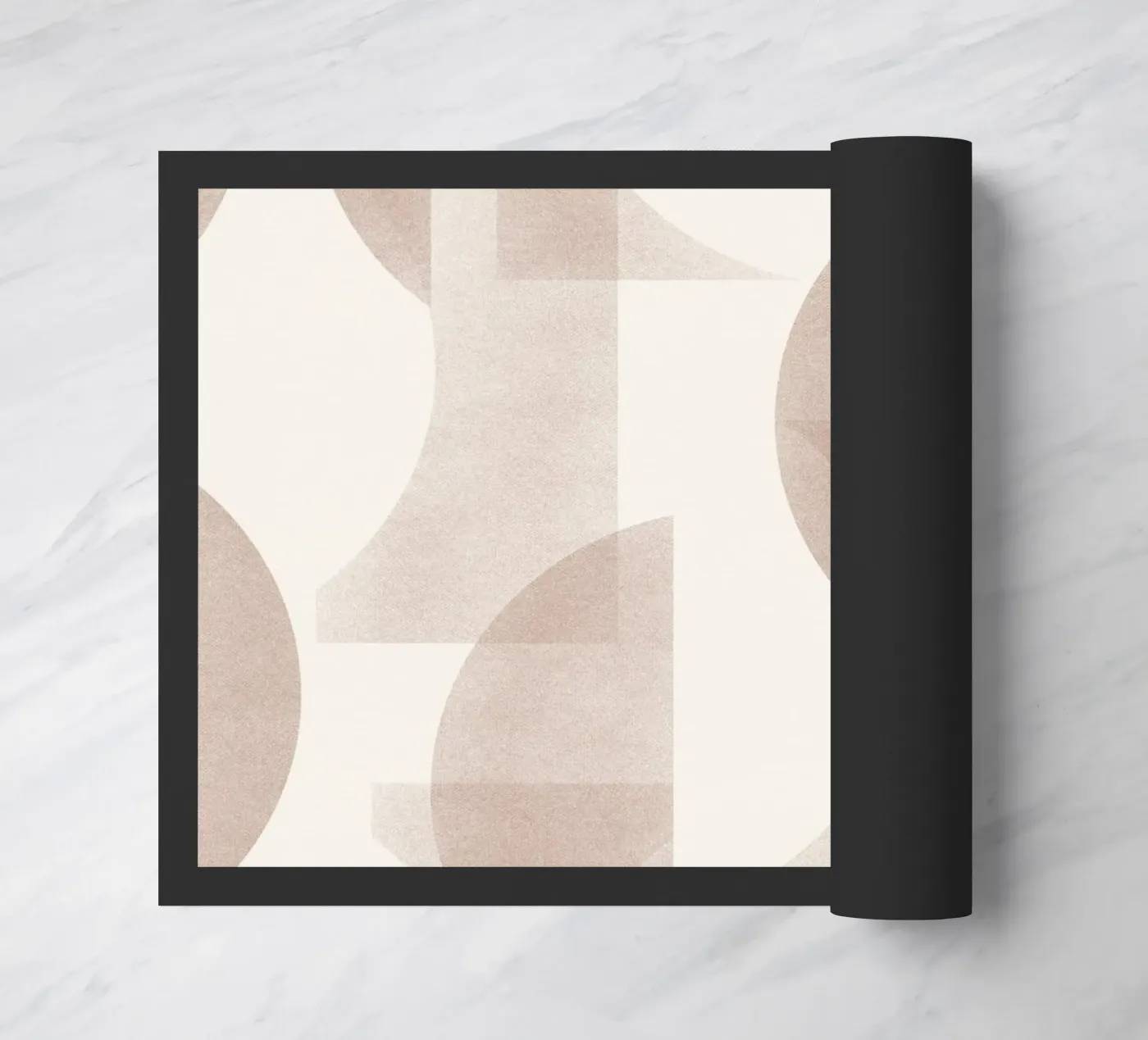Geometrica Mocha deurmat van DesigndN