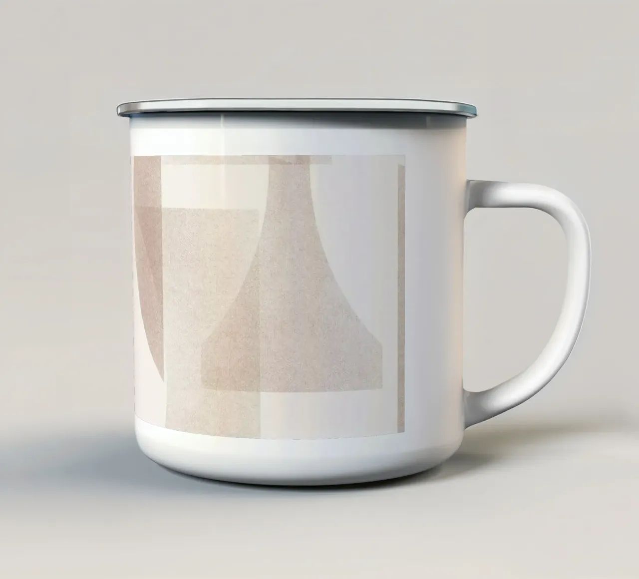 Geometrica Mocha emaille mok van designdn