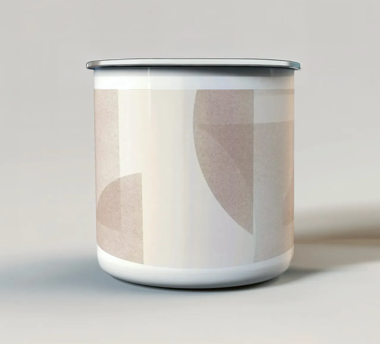 Geometrica Mocha emaille mok van designdn