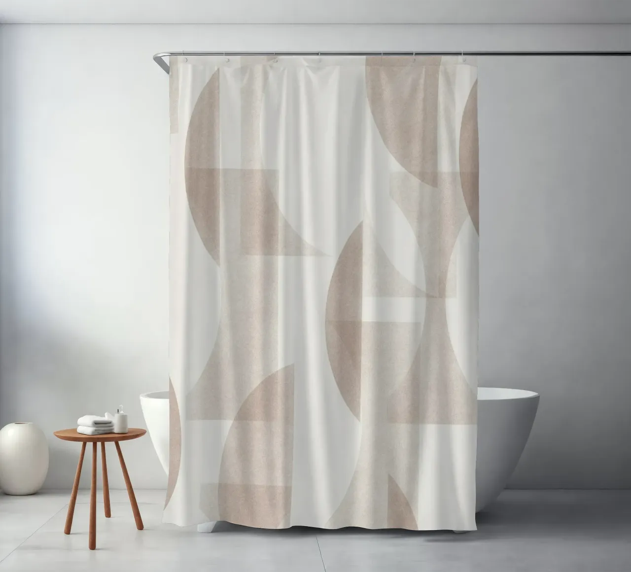 Geometrica Mocha tenda da doccia da designdn