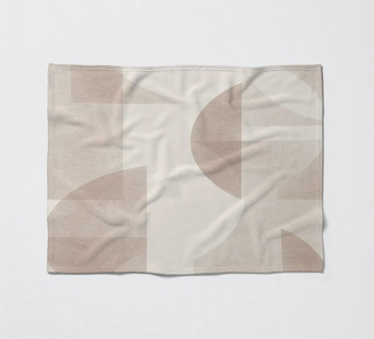 Geometrica Mocha coperta in pile da designdn