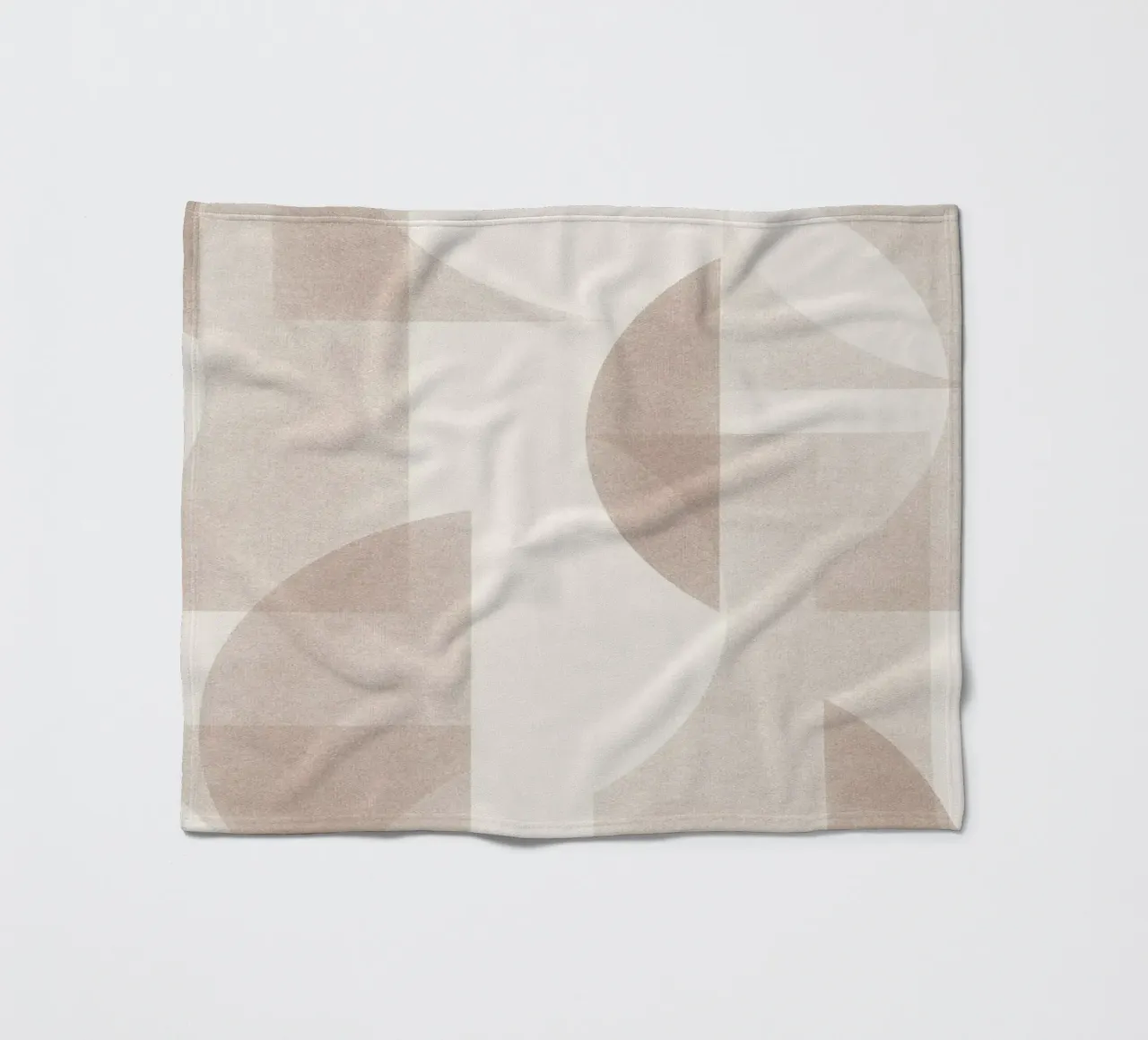 Geometrica Mocha coperta in pile da designdn