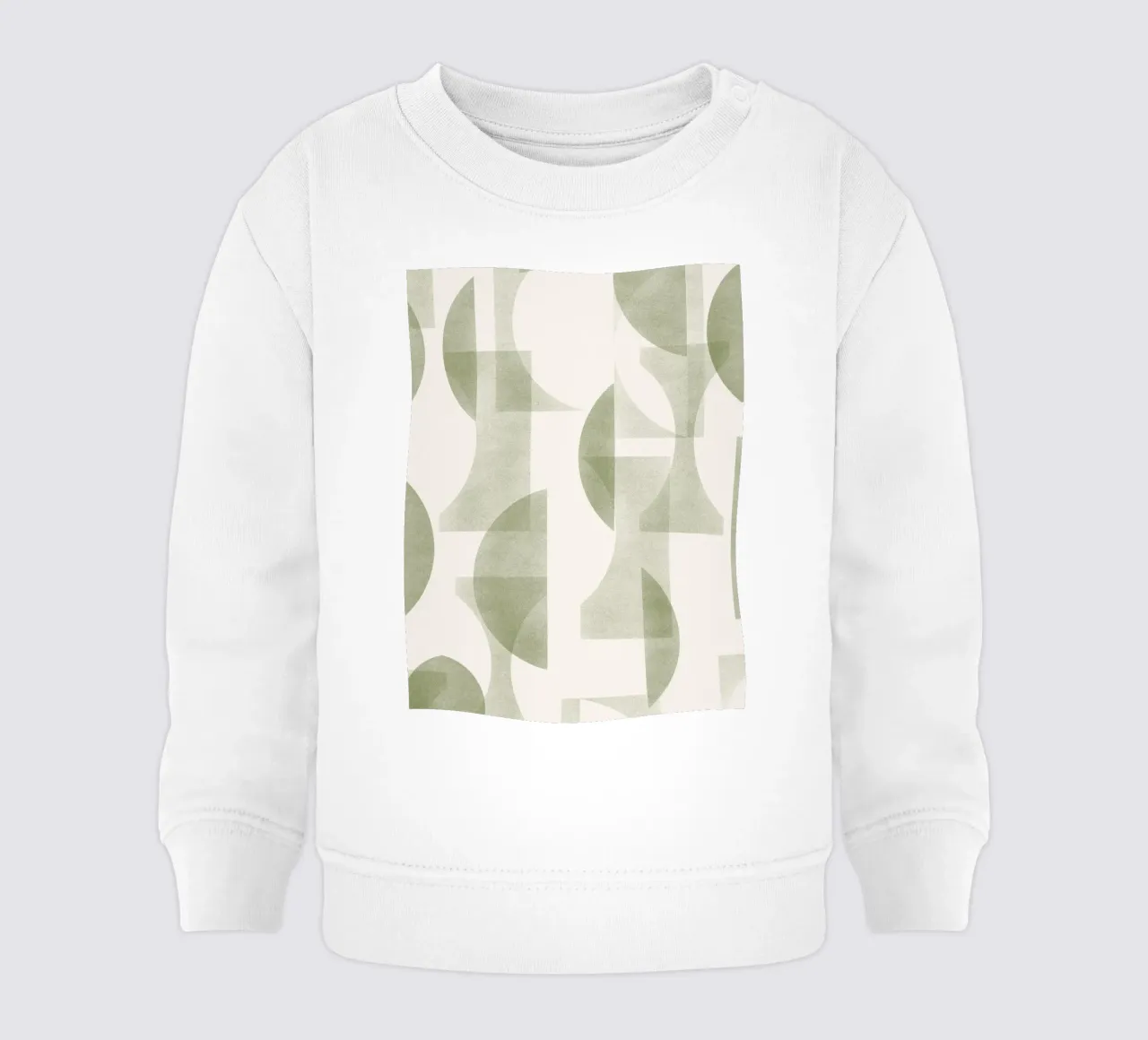 Geometrica Olive felpa neonato da designdn