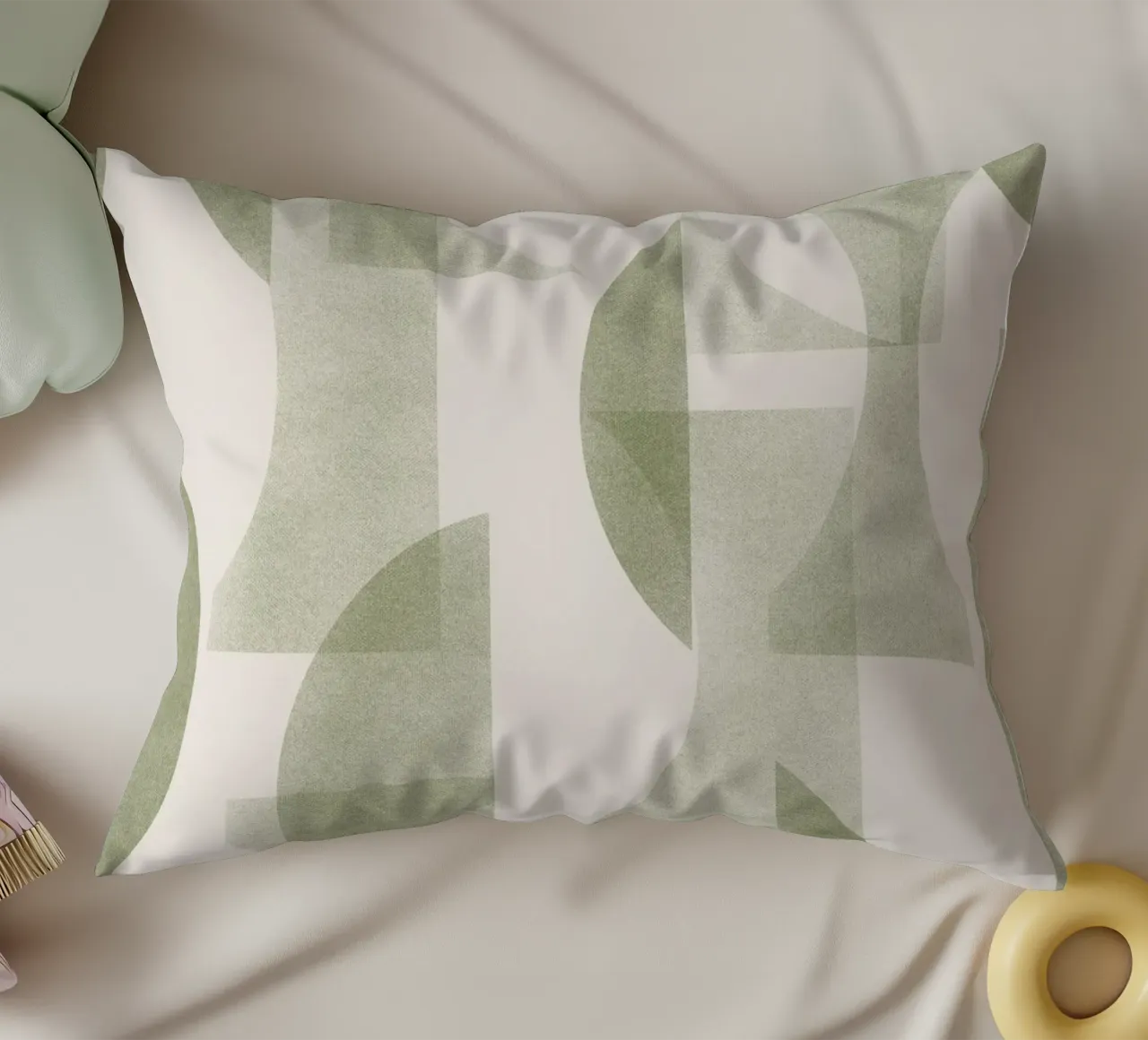 Geometrica Olive cuscino da designdn