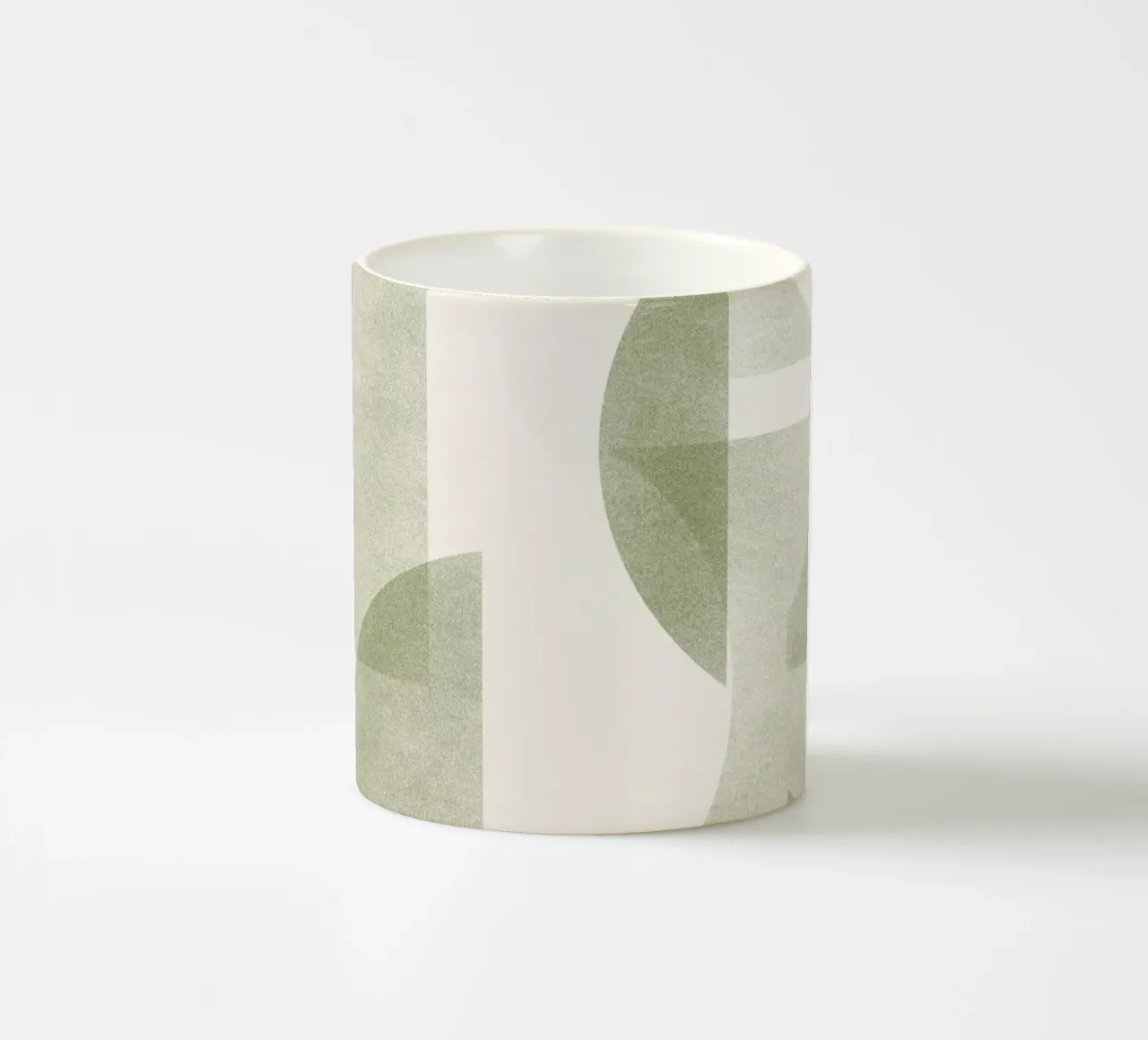 Geometrica Olive tazza in ceramica da designdn