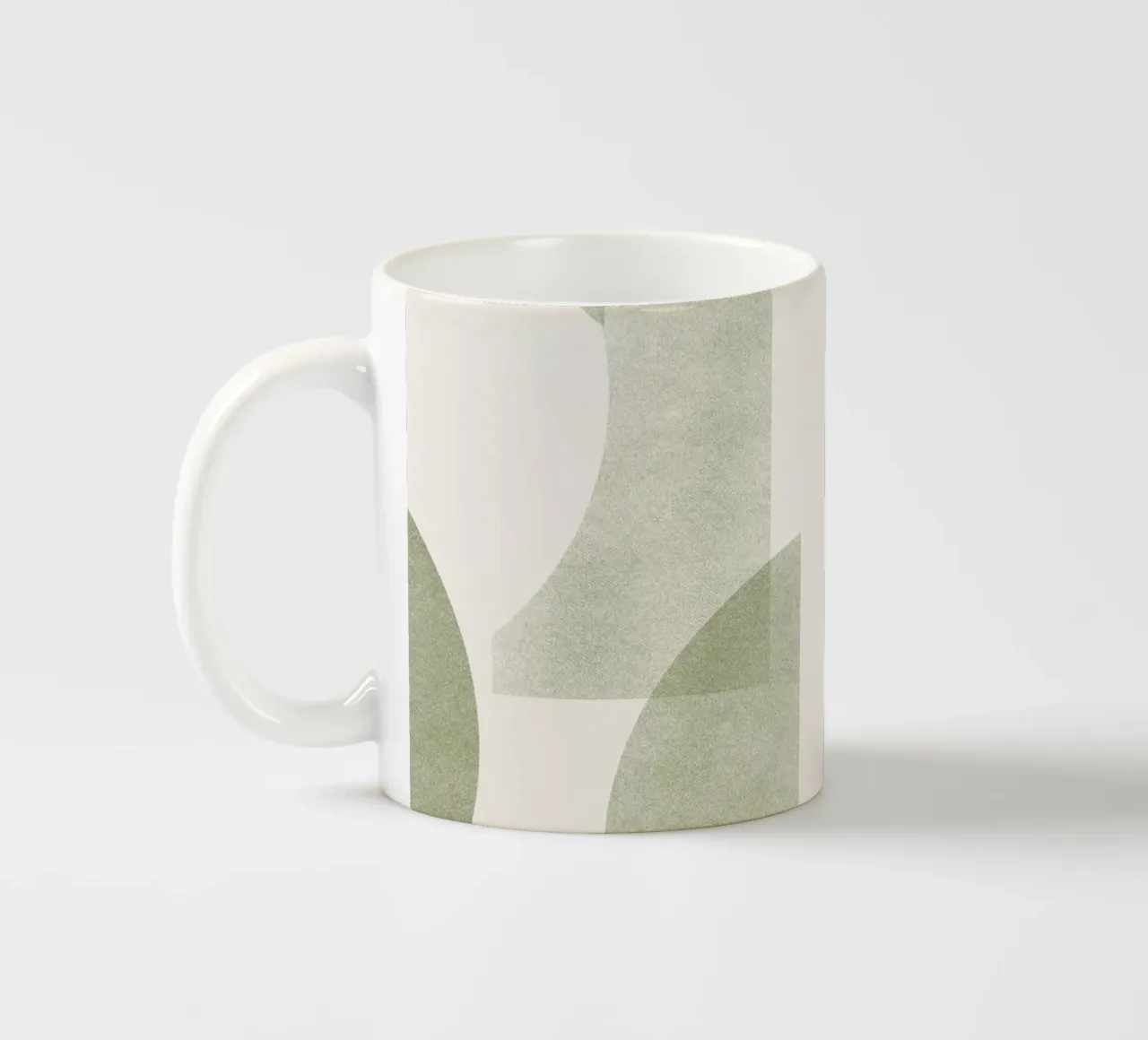 Geometrica Olive tazza in ceramica da designdn