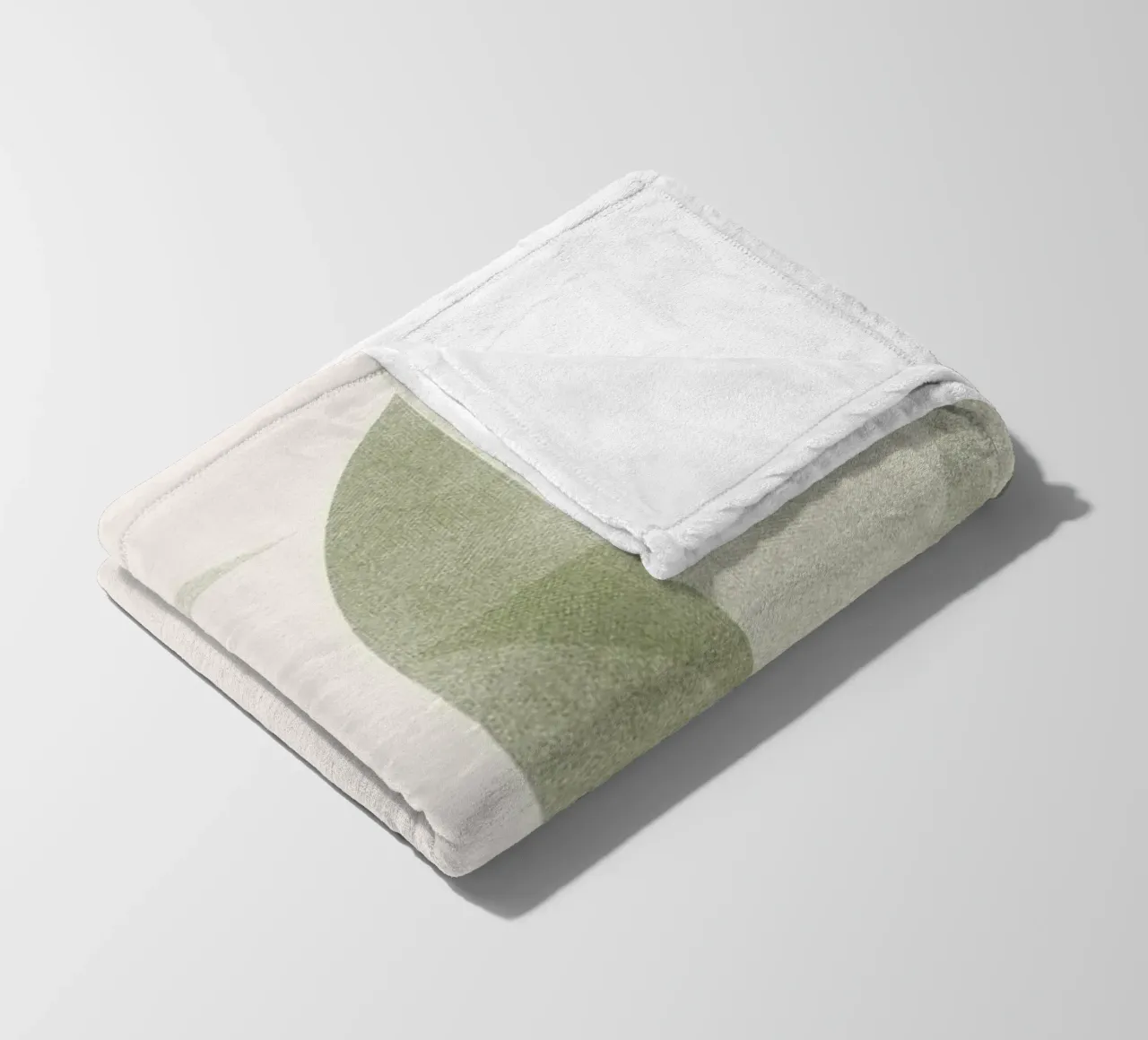 Geometrica Olive coperta in pile da designdn