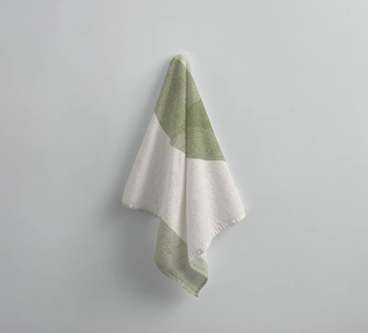 Geometrica Olive asciugamano da bagno da designdn
