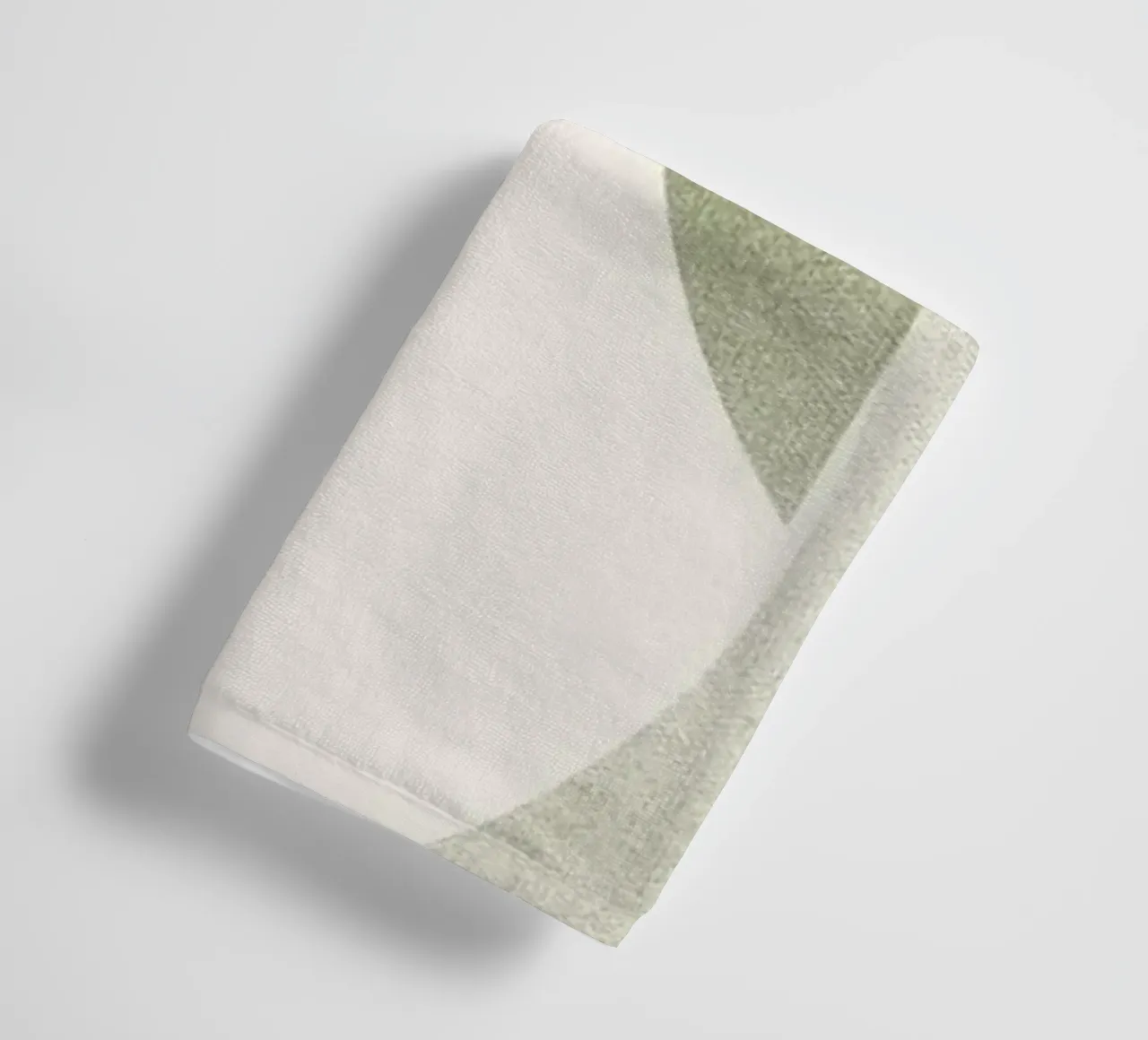 Geometrica Olive asciugamano da bagno da designdn