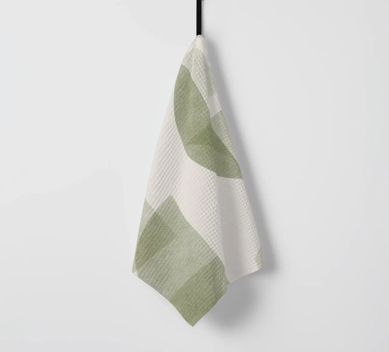 Geometrica Olive canovaccio da cucina da designdn