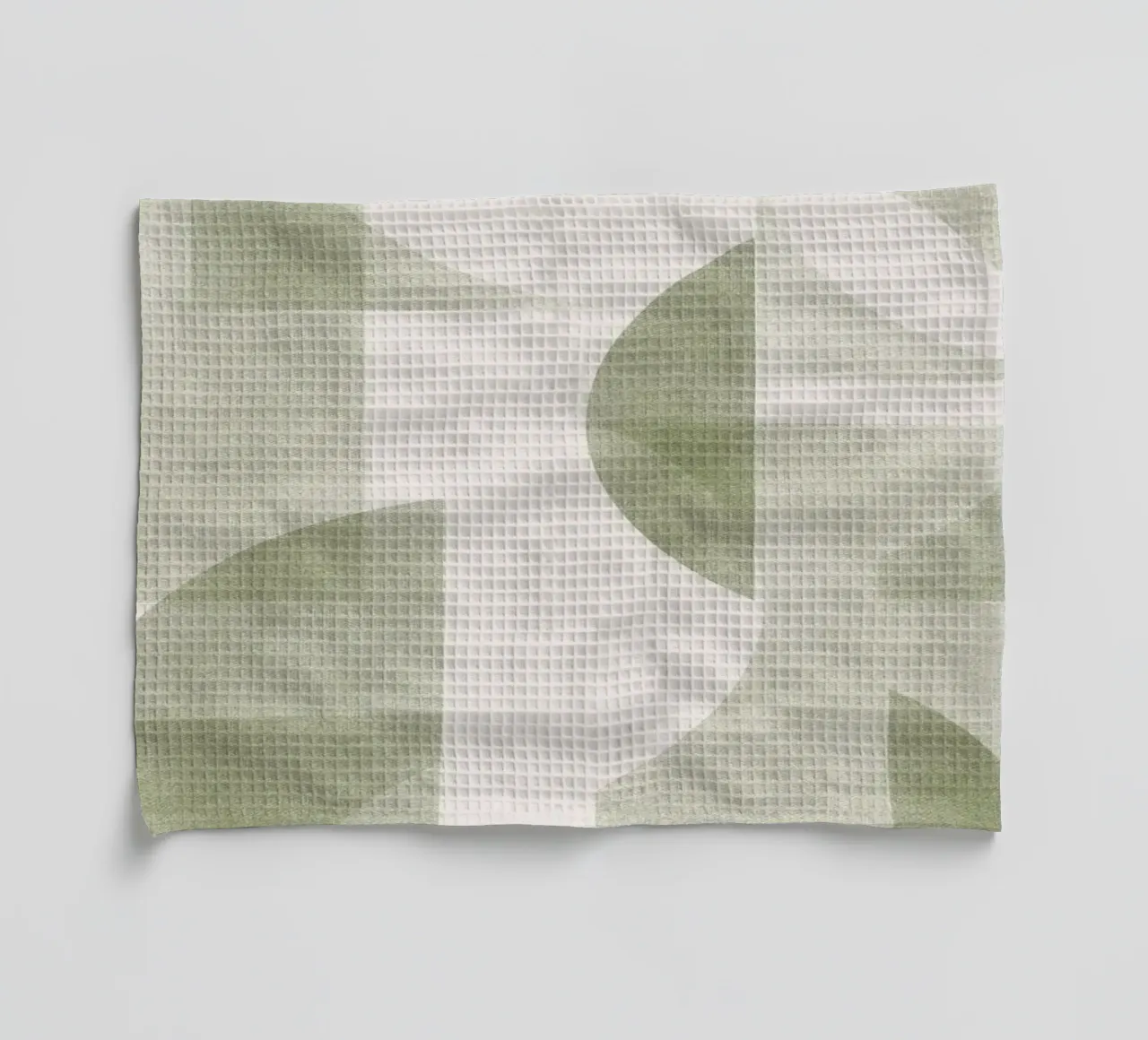Geometrica Olive canovaccio da cucina da designdn