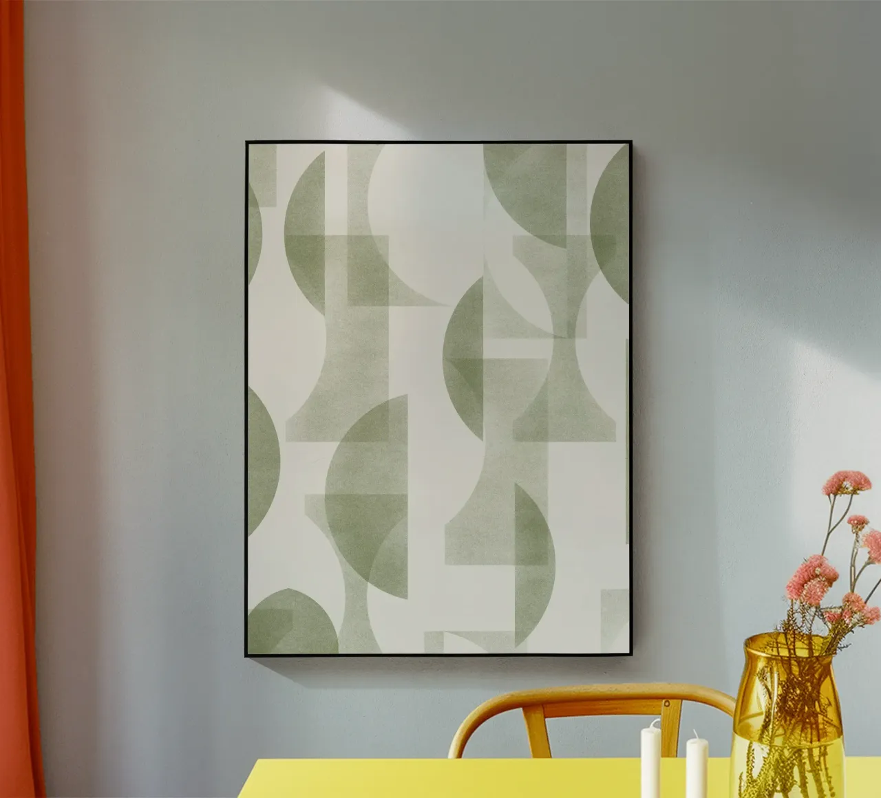 Geometrica Olive plexiglass da designdn