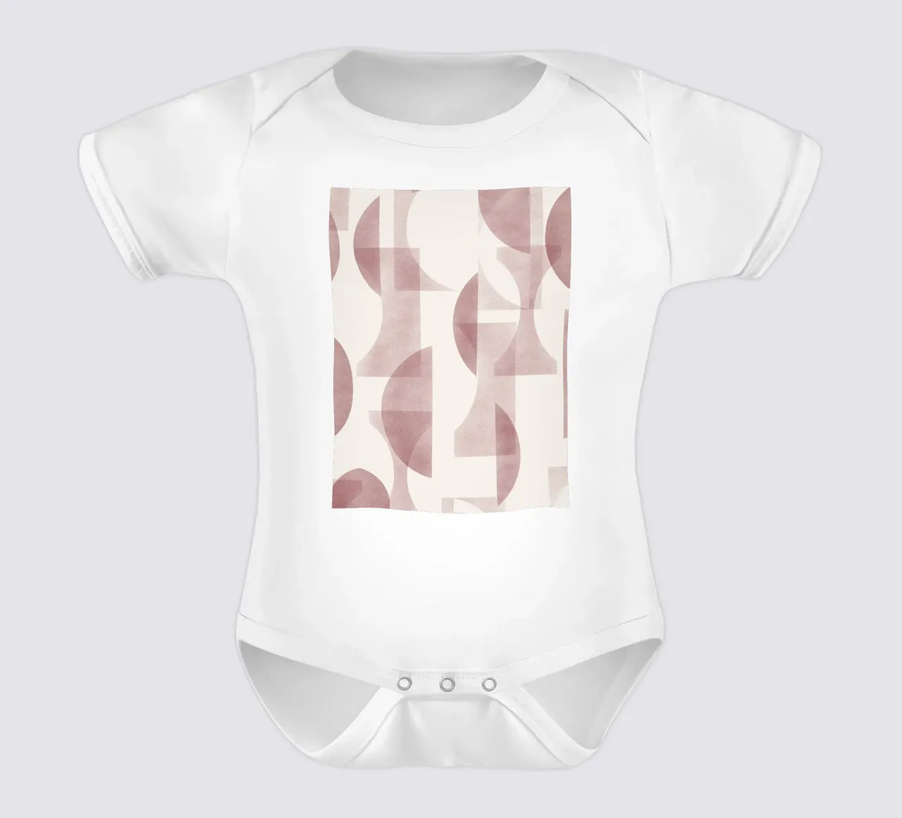 Geometrica Winery body neonato maniche corte da designdn