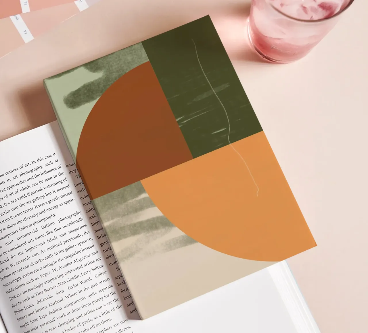 Fall Decor - Abstract Shape notebook by nileshkikuuchise