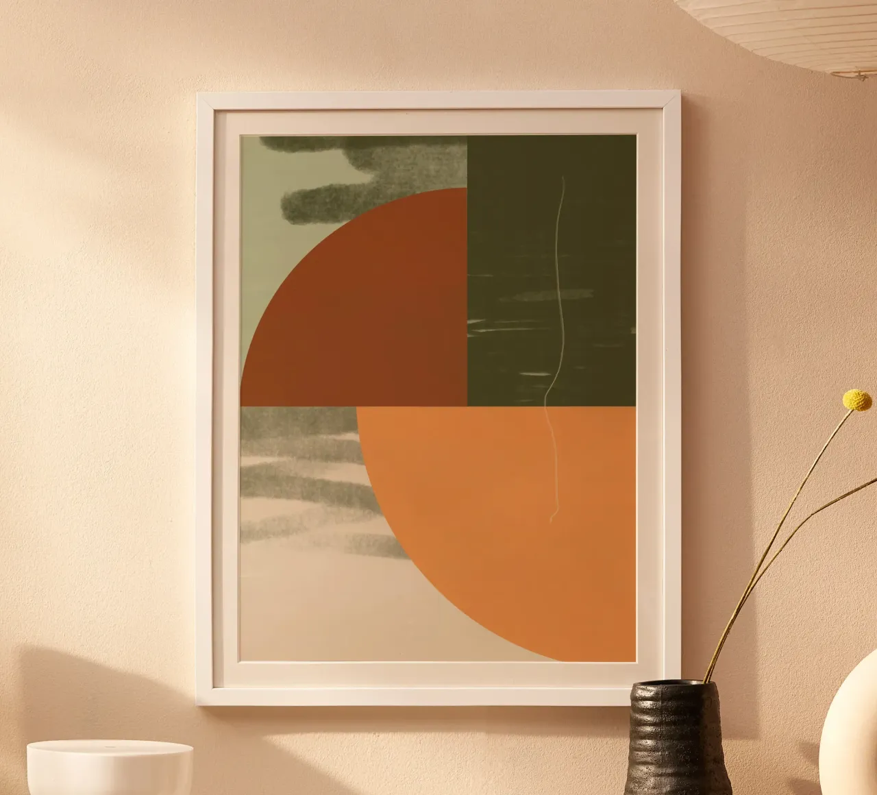 Herfstdecoratie - Abstracte Vorm poster van nileshkikuuchise