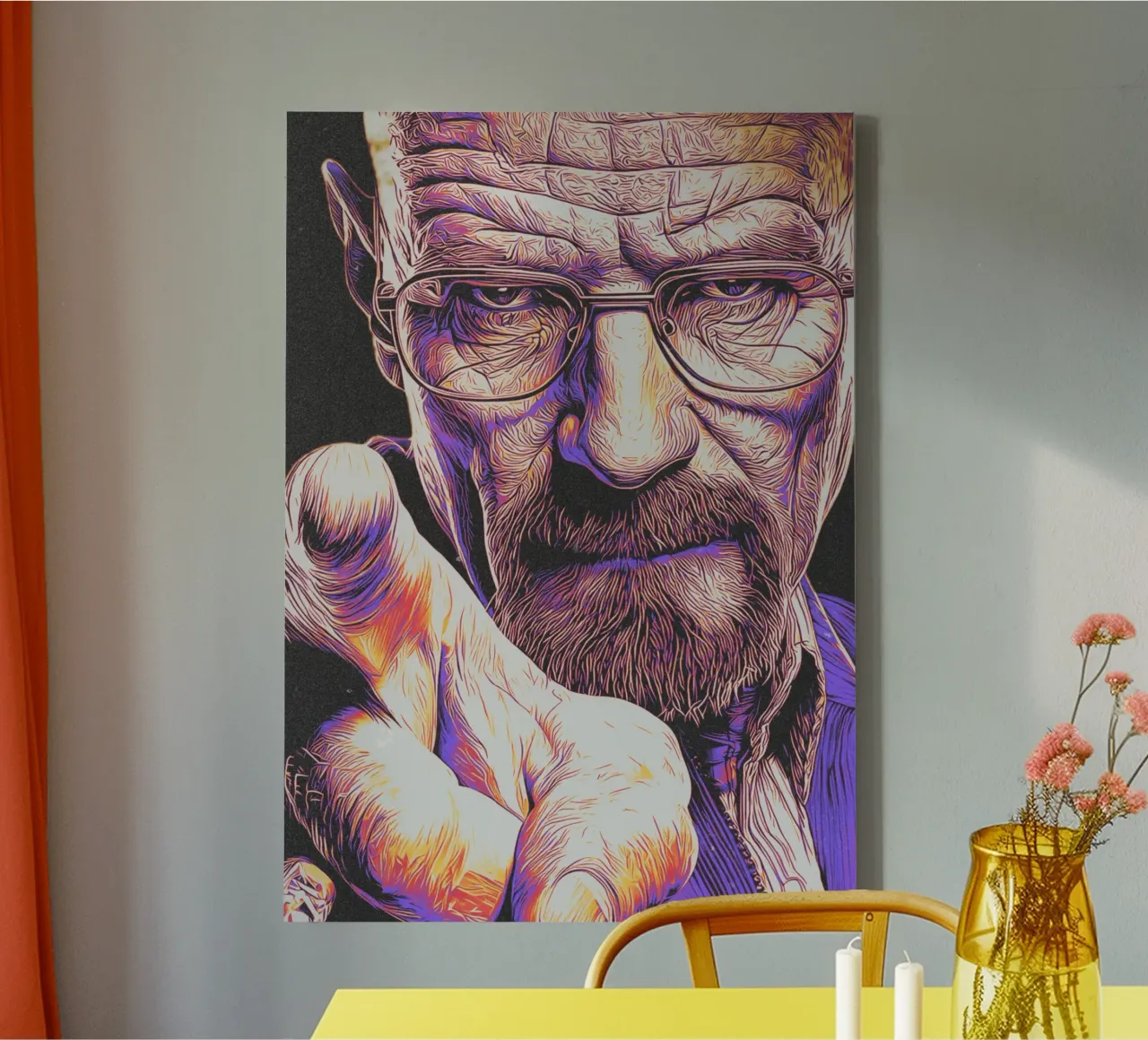 breaking bad tela da Limitless Prints