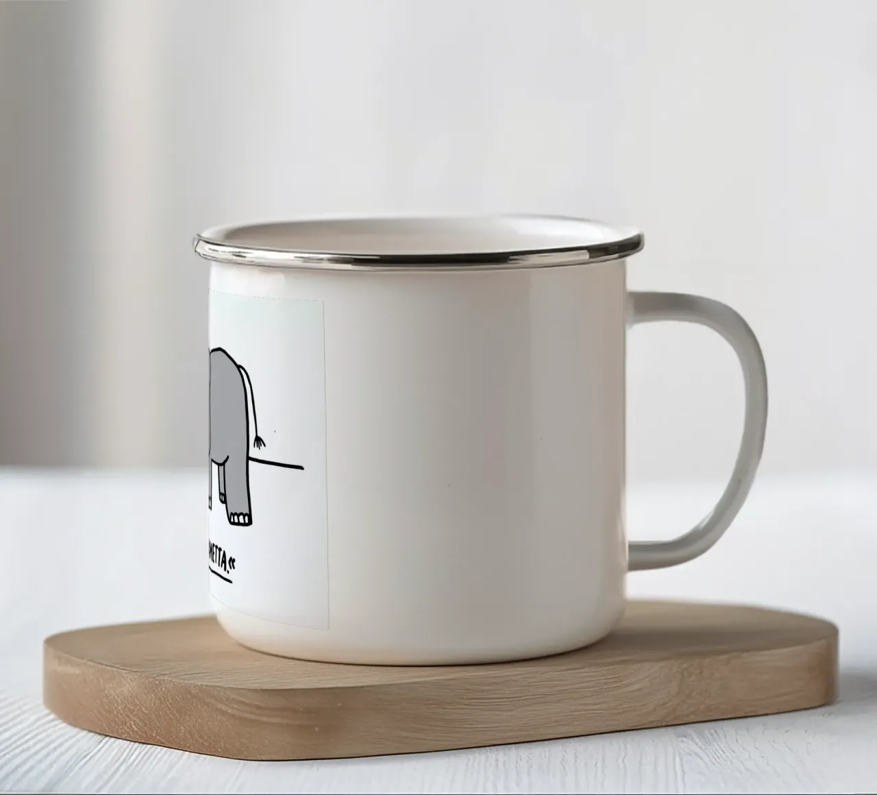 Lametta tazza in smalto da Herzette
