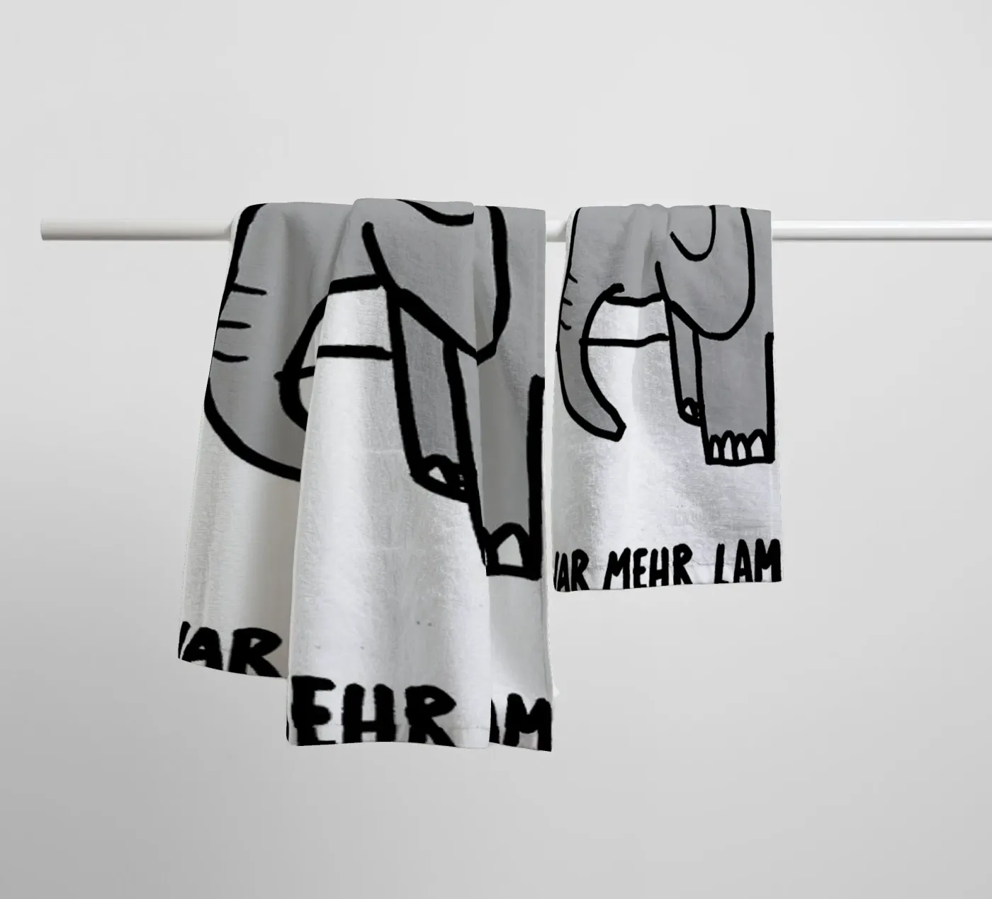 Lametta badhanddoek van Herzette