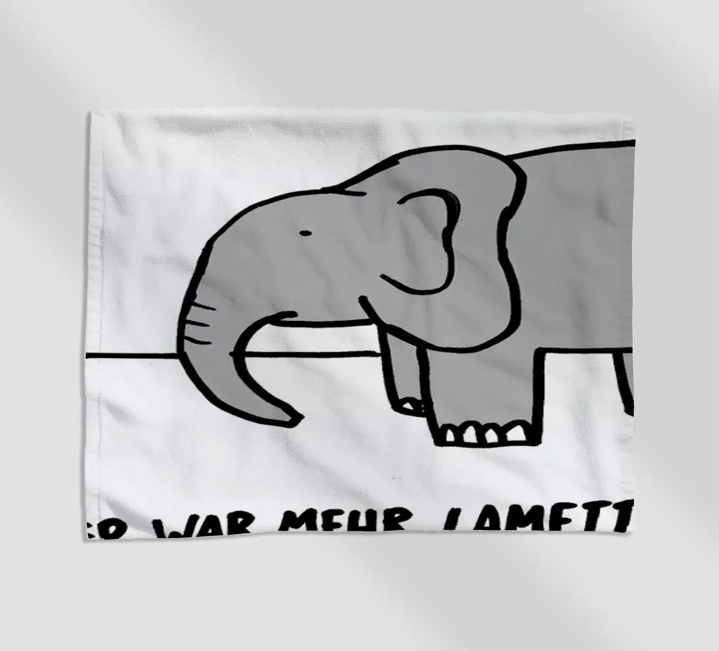 Lametta Strandtuch von Herzette