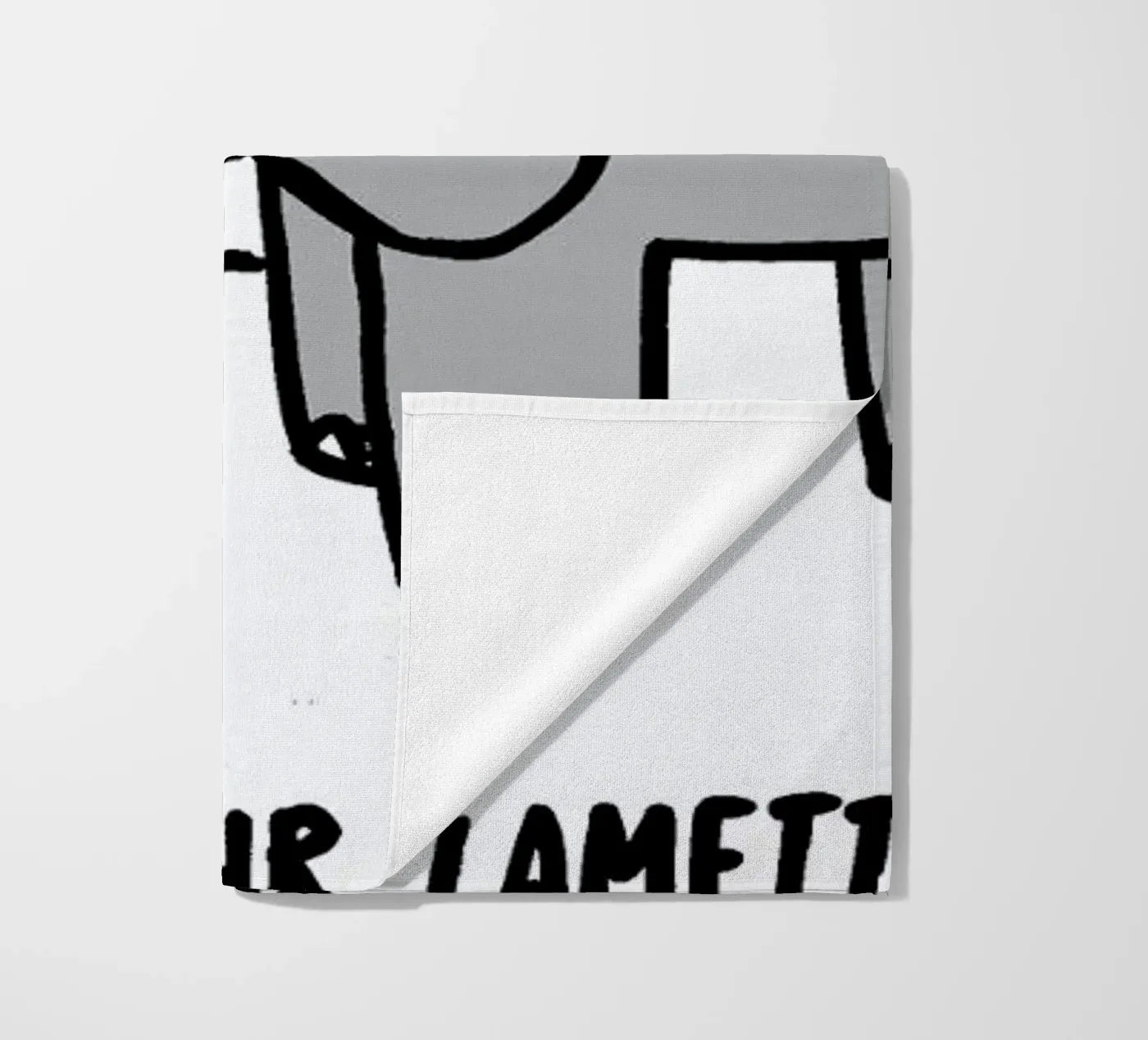 Lametta Strandtuch von Herzette