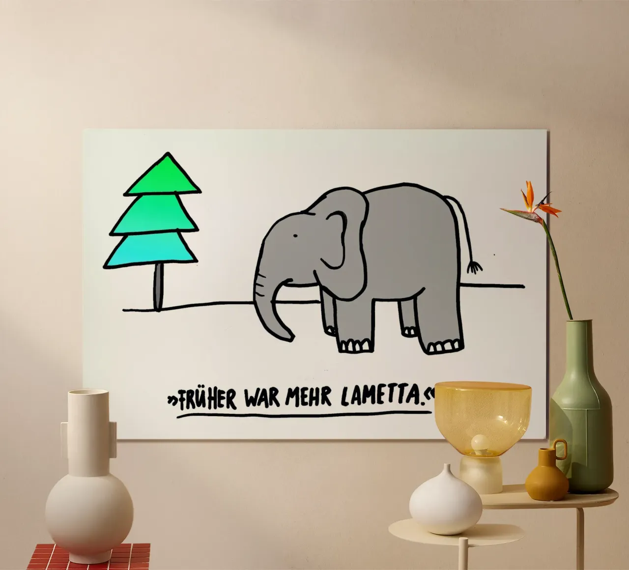 Lametta poster by Herzette